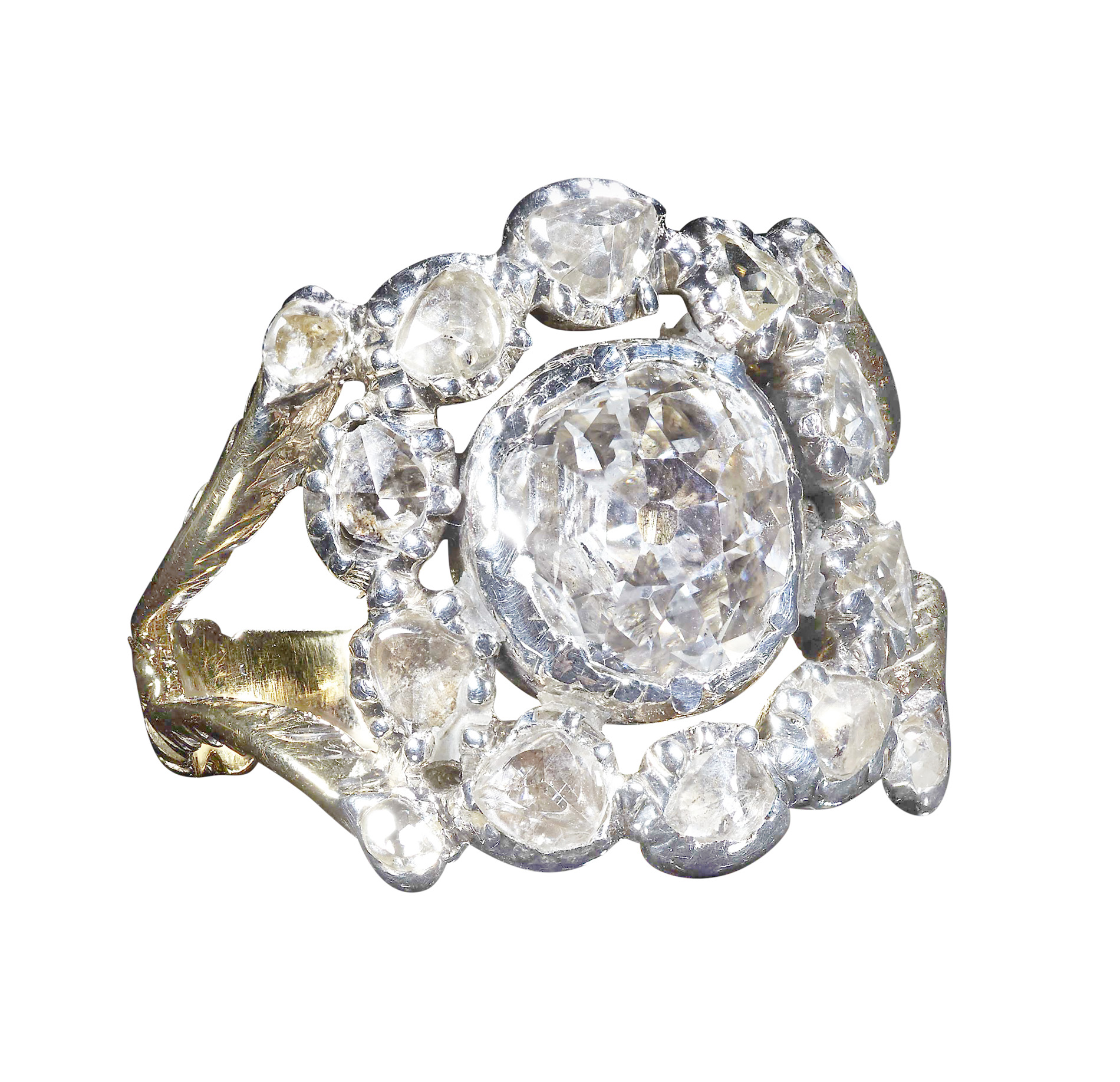 A George III diamond cluster ring