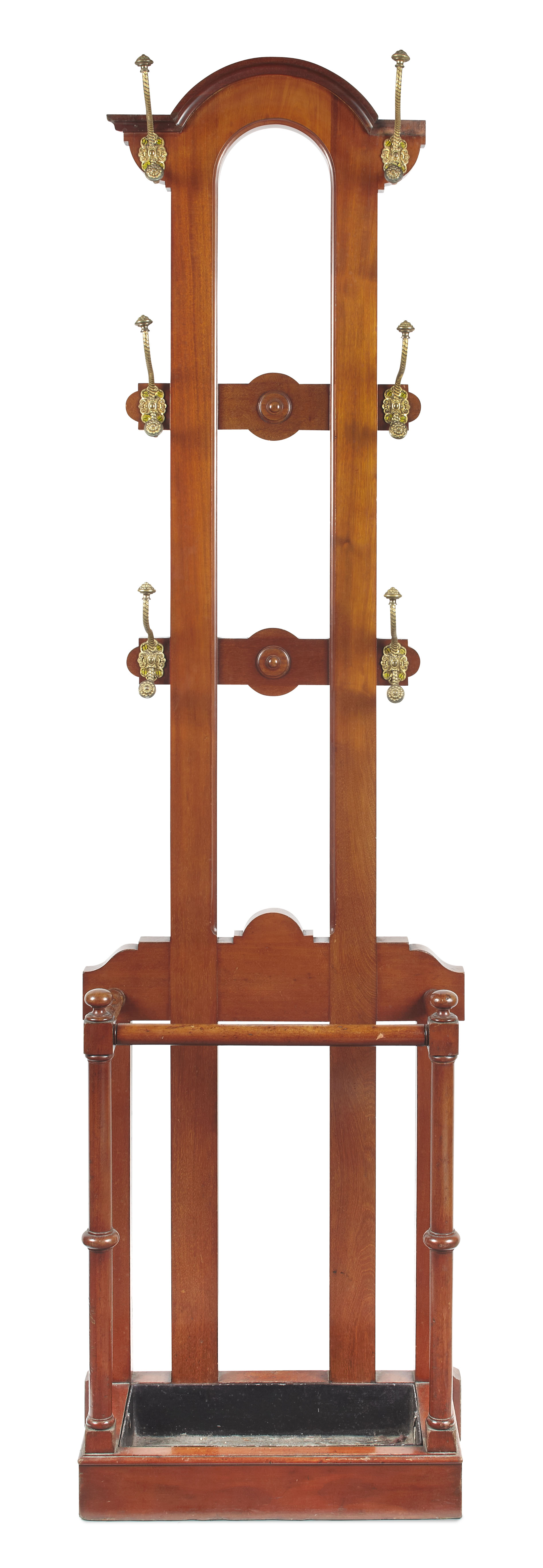 VICTORIAN MAHOGANY HALL STAND BY JOHN TAYLOR & SON, EDINBURGH