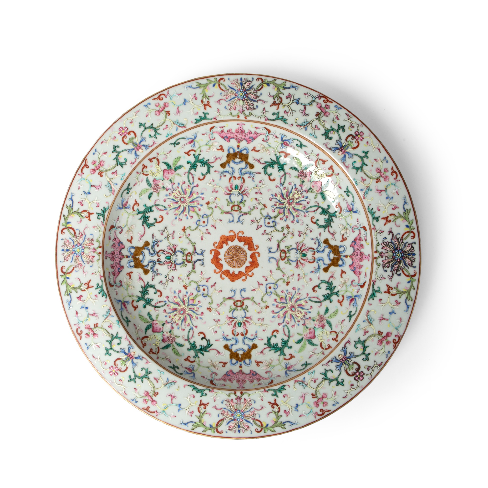 FAMILLE ROSE PLATE