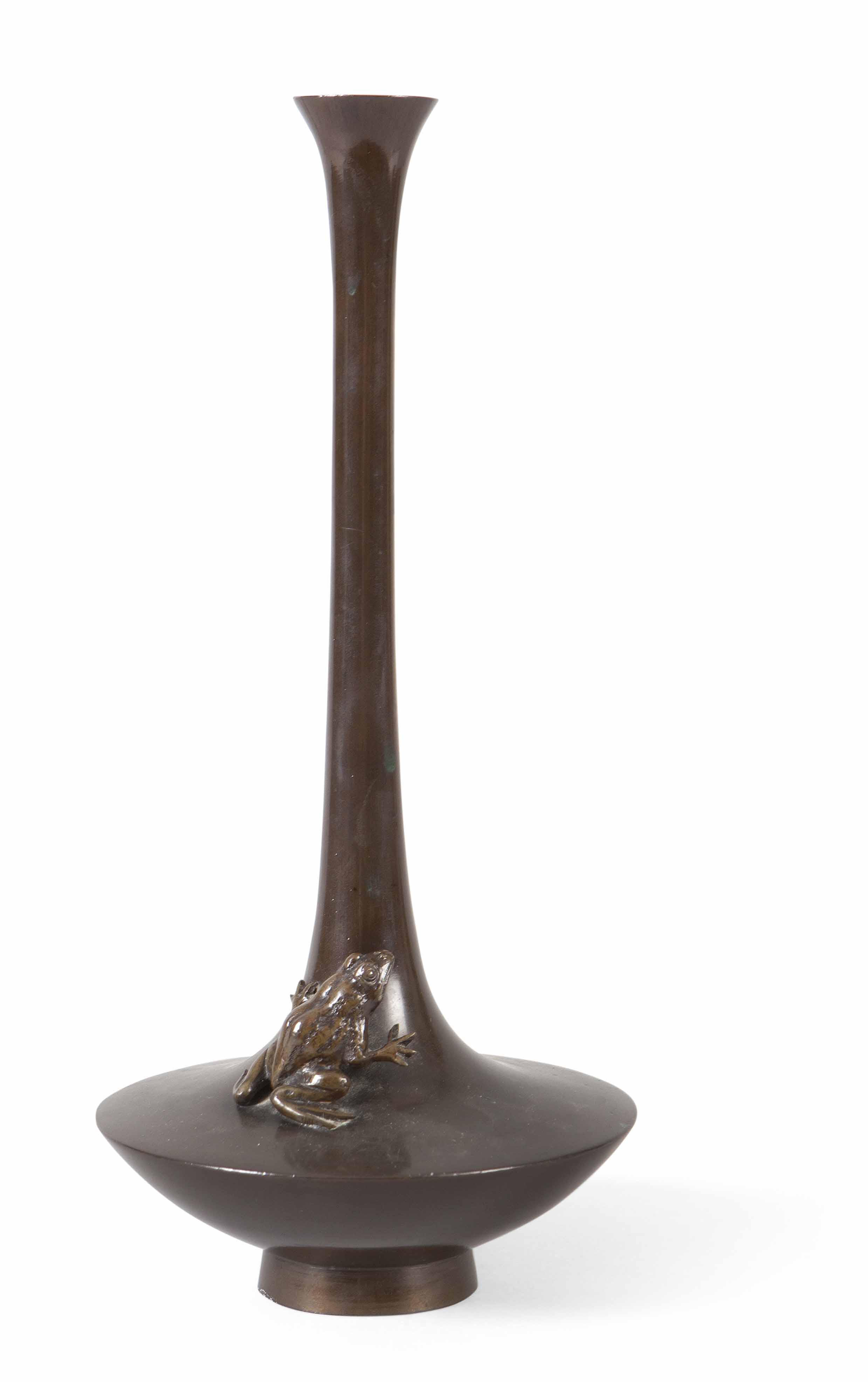 JAPANESE BRONZE VASE