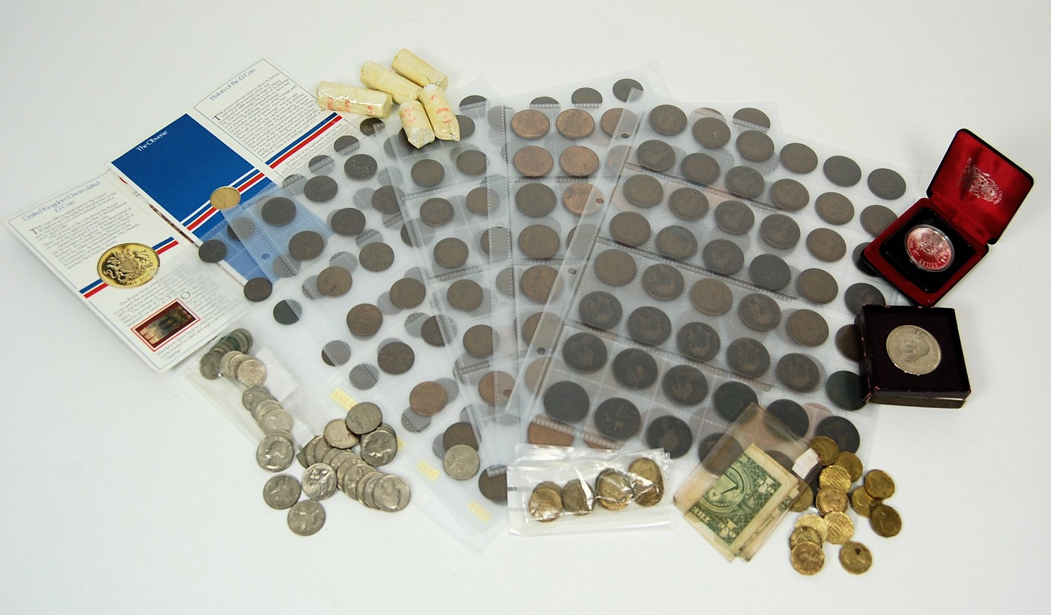 A British coin collection