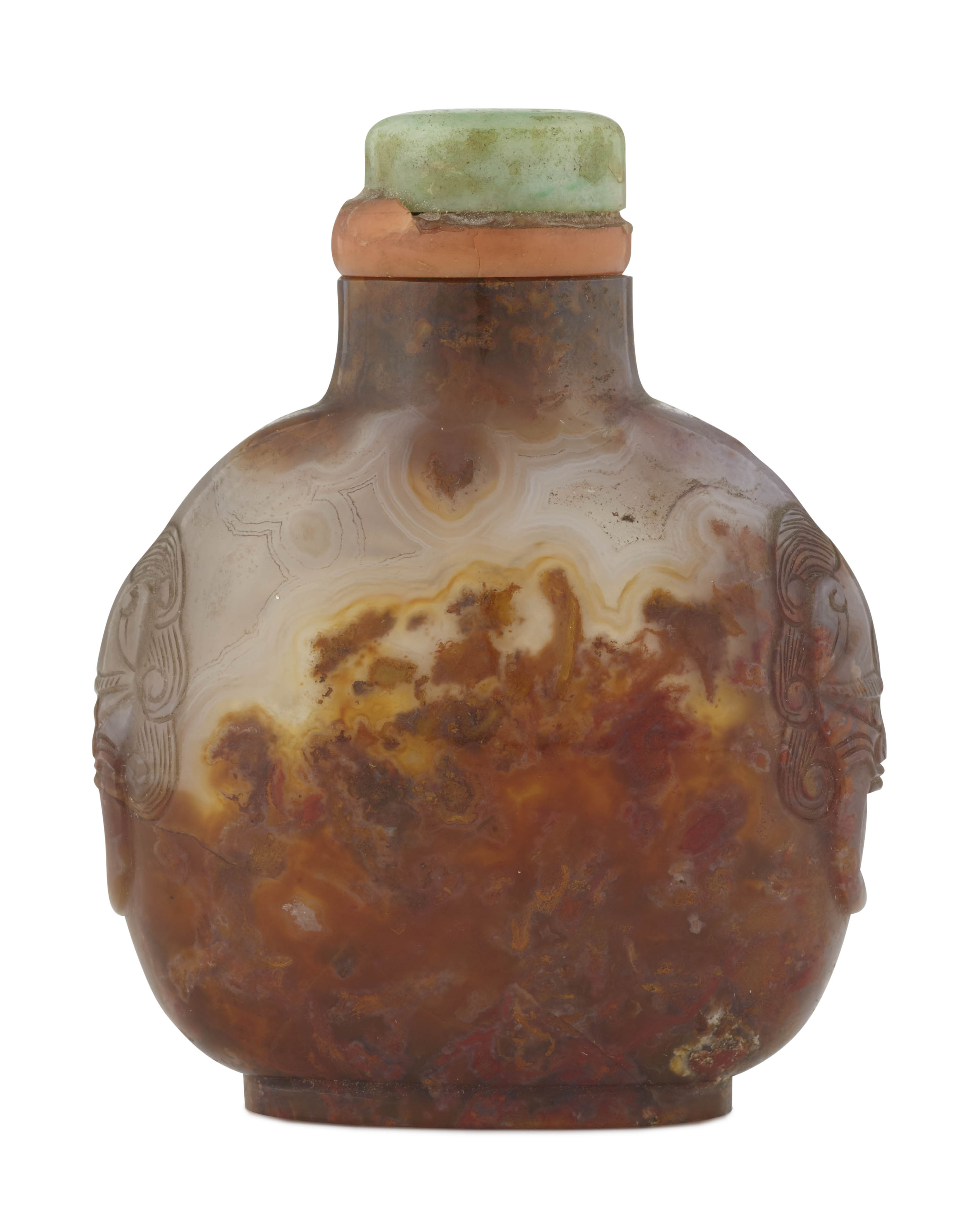 CHINESE AGATE SNUFF BOTTLE
