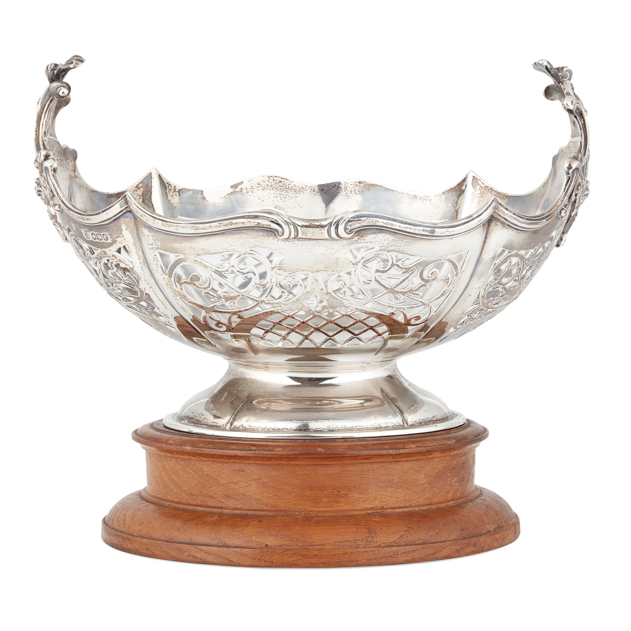 A 1920s basket on plinth