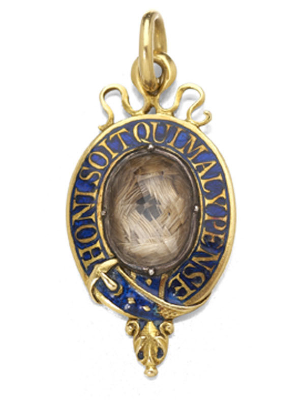 An early Georgian memorial pendant,