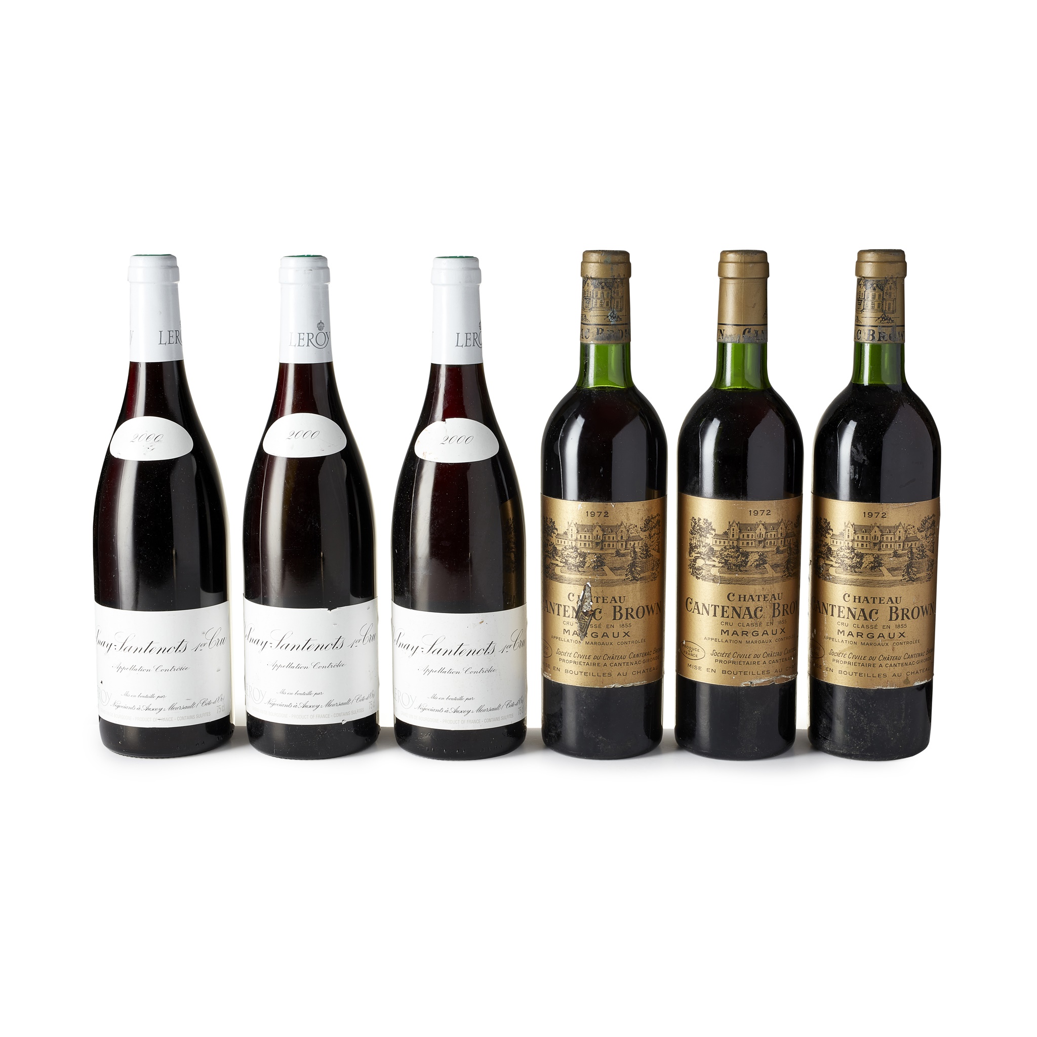 A MIXED GROUP OF RED WINE