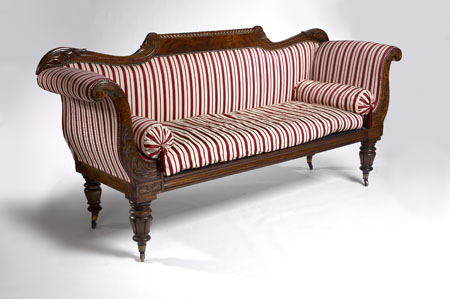 A Regency period mahogany framed 'Grecian' couch
