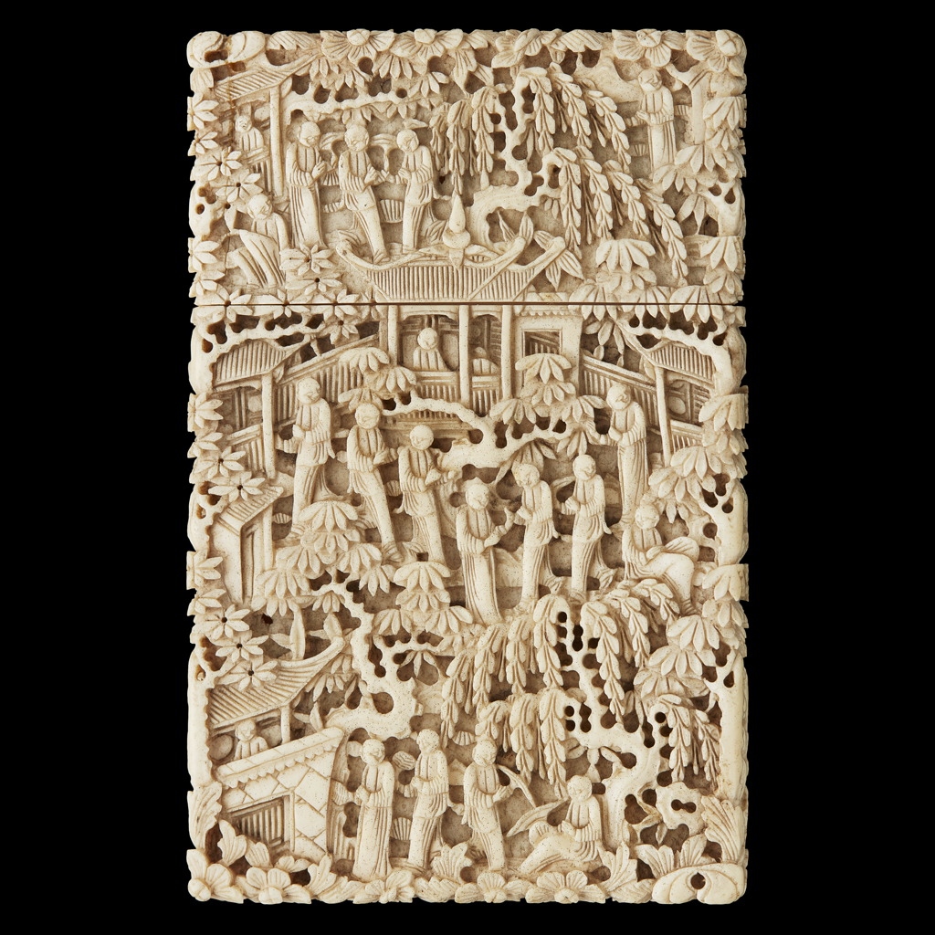 CANTON IVORY CARD CASE