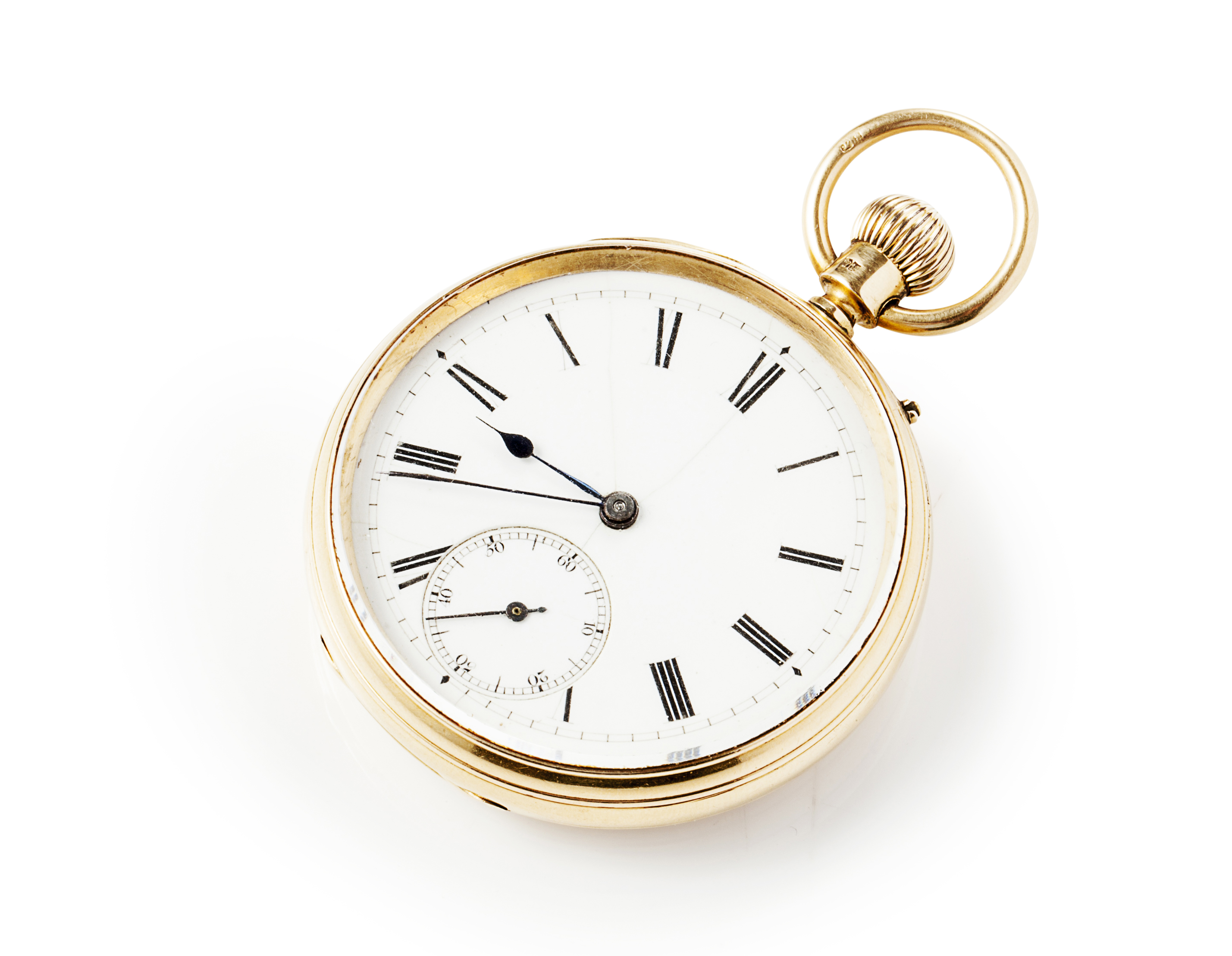 An 18ct gold cased pocket watch