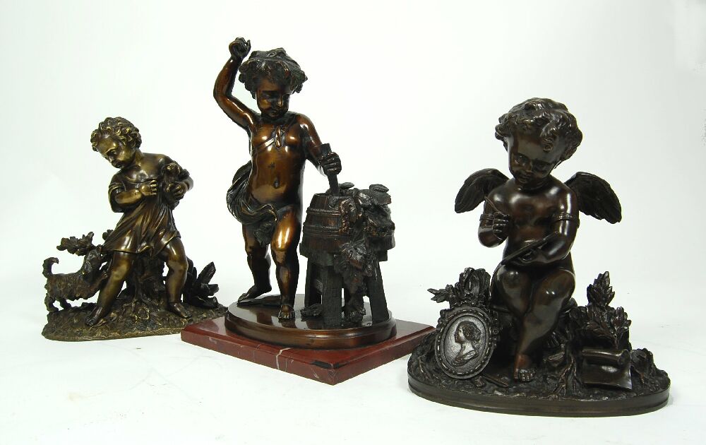 A late19th century bronze figure