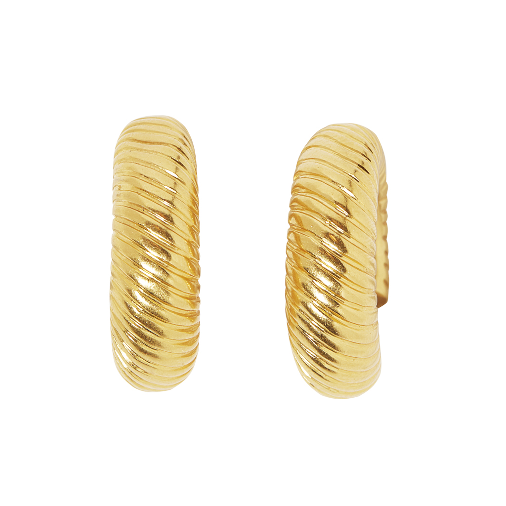 A pair of hoop earrings, Ilias Lalaounis