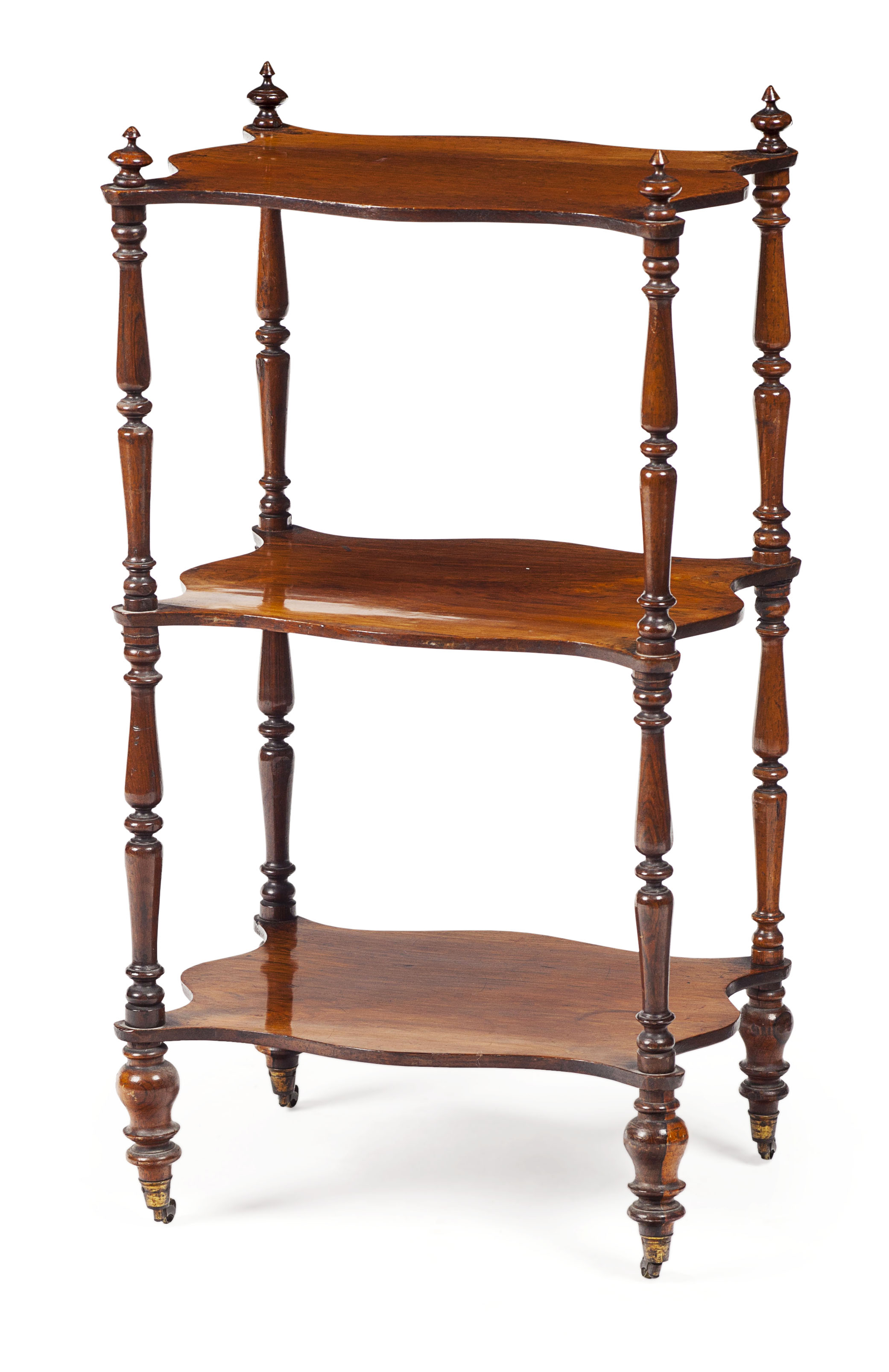 VICTORIAN ROSEWOOD WHATNOT