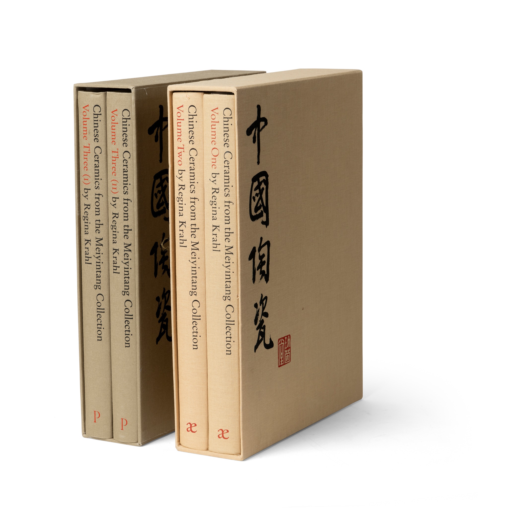 GROUP OF FOUR PUBLICATIONS ON CHINESE CERAMICS FROM THE MEIYINTANG COLLECTION