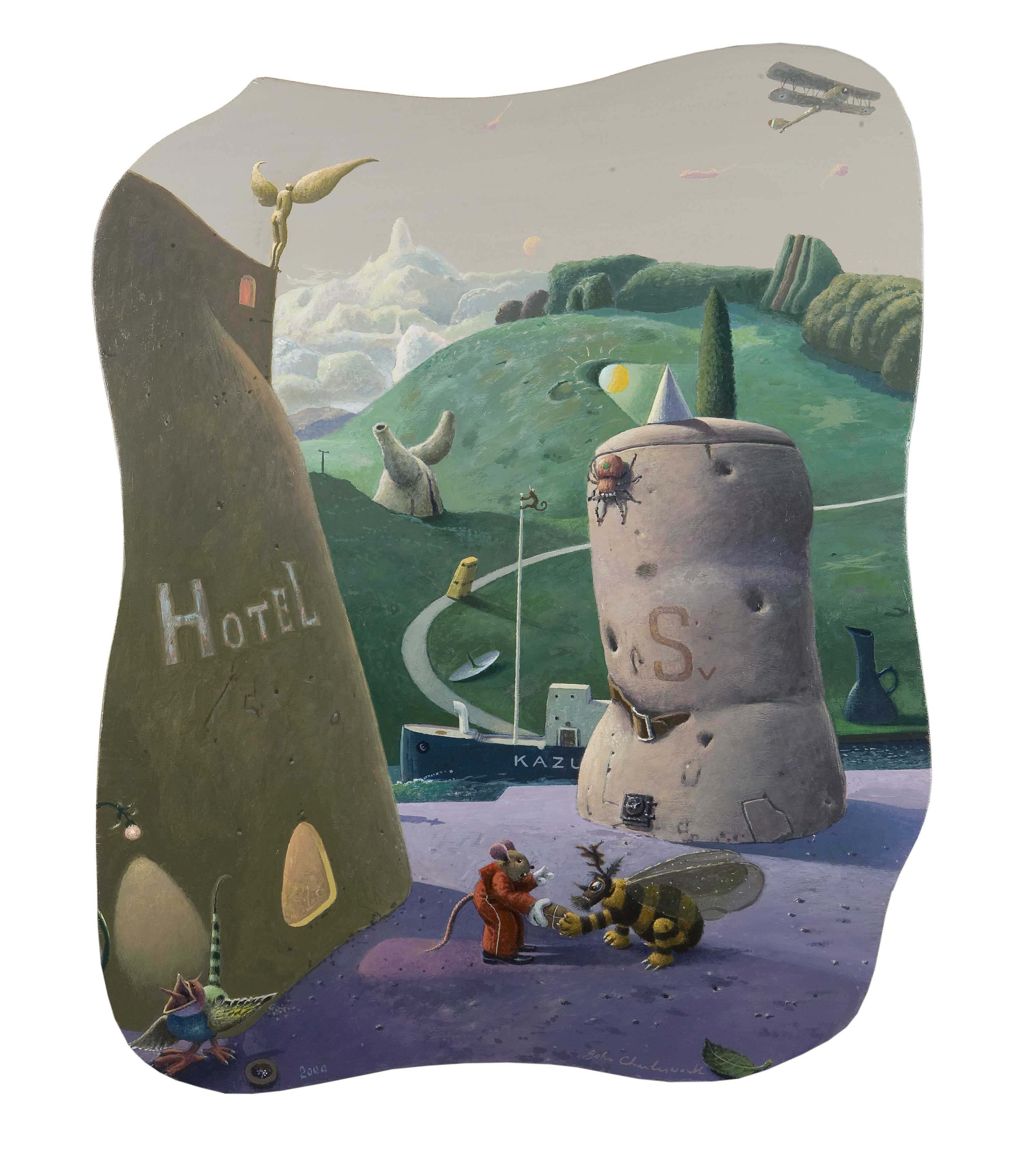 JOHN MICHAEL CHARLESWORTH (BRITISH B. 1947)