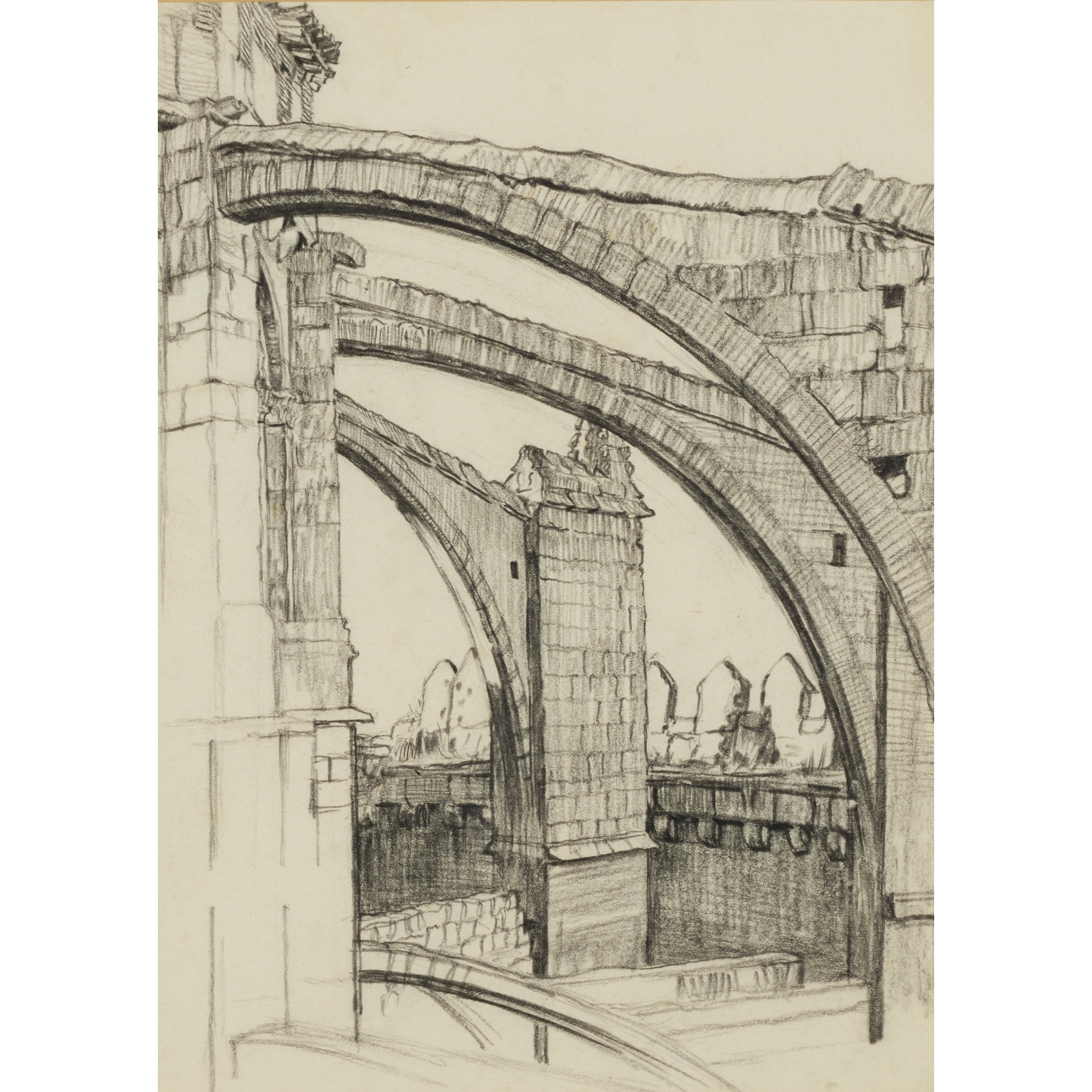 SIR MUIRHEAD BONE H.R.S.A., H.R.W.S., H.A.R.I.B.A., H.R.E., L.L.B., D.LITT (BRITISH 1876-1953)