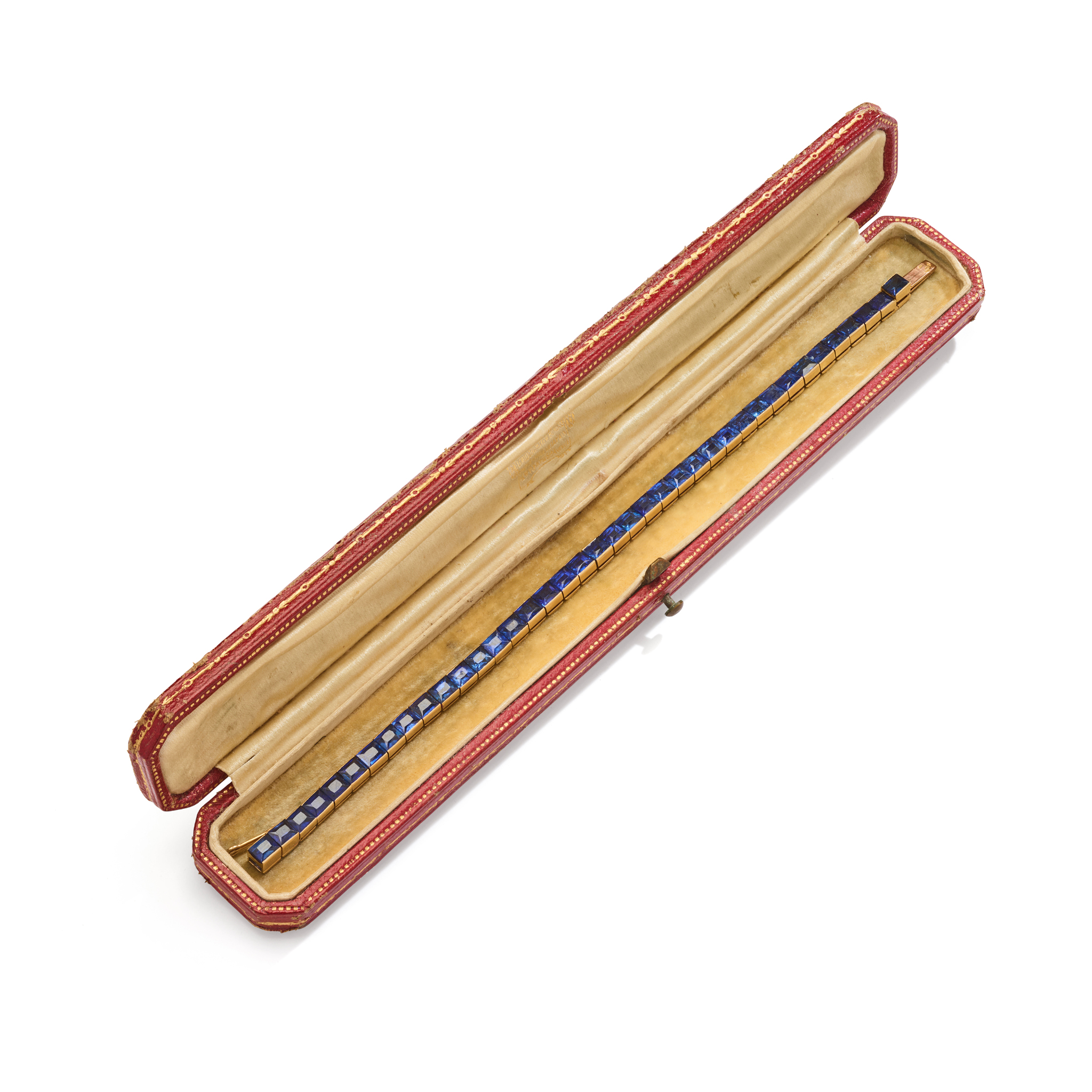 Cartier: A sapphire line bracelet