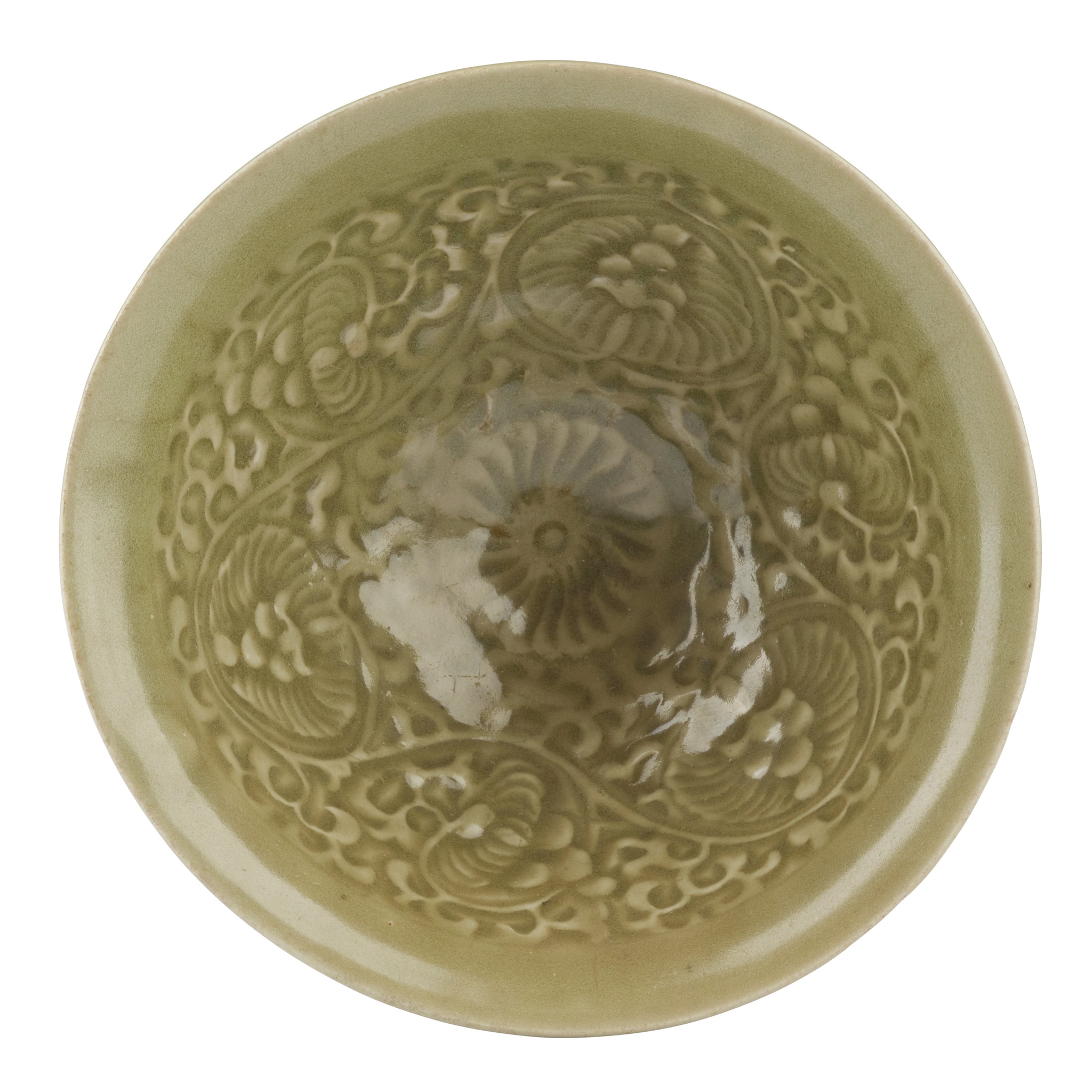 MOULDED YAOZHOU ‘CHRYSANTHEMUM’ BOWL