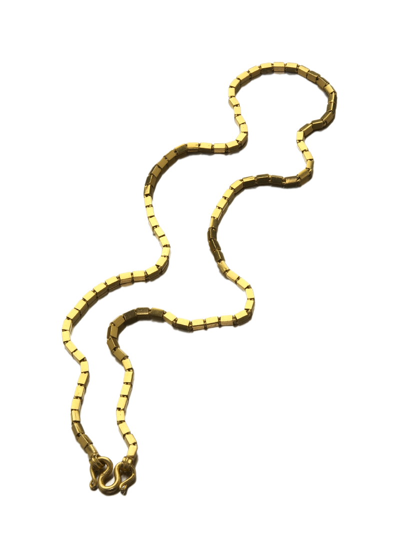 An antique style high carat gold chain