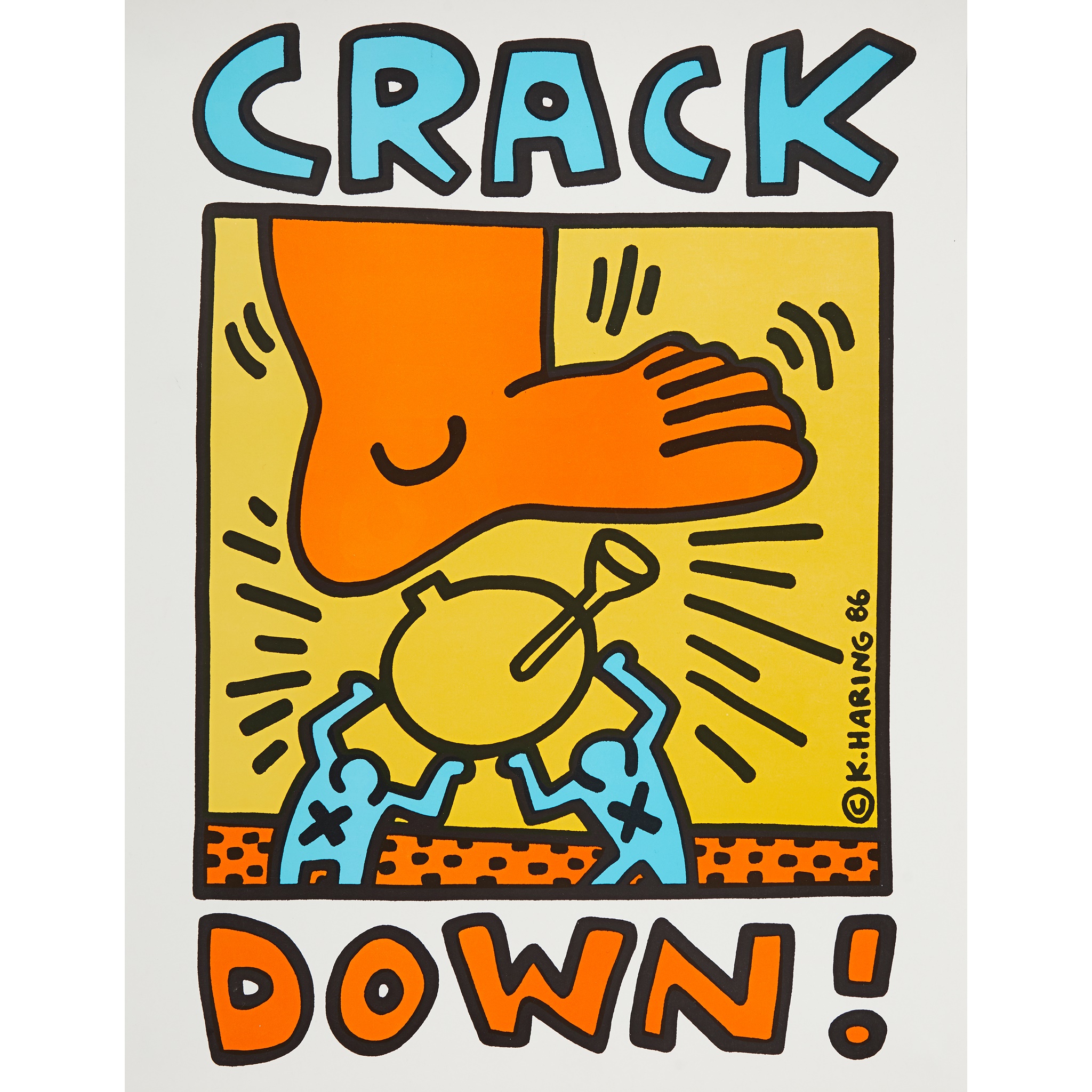 KEITH HARING (AMERICAN 1958-1990)