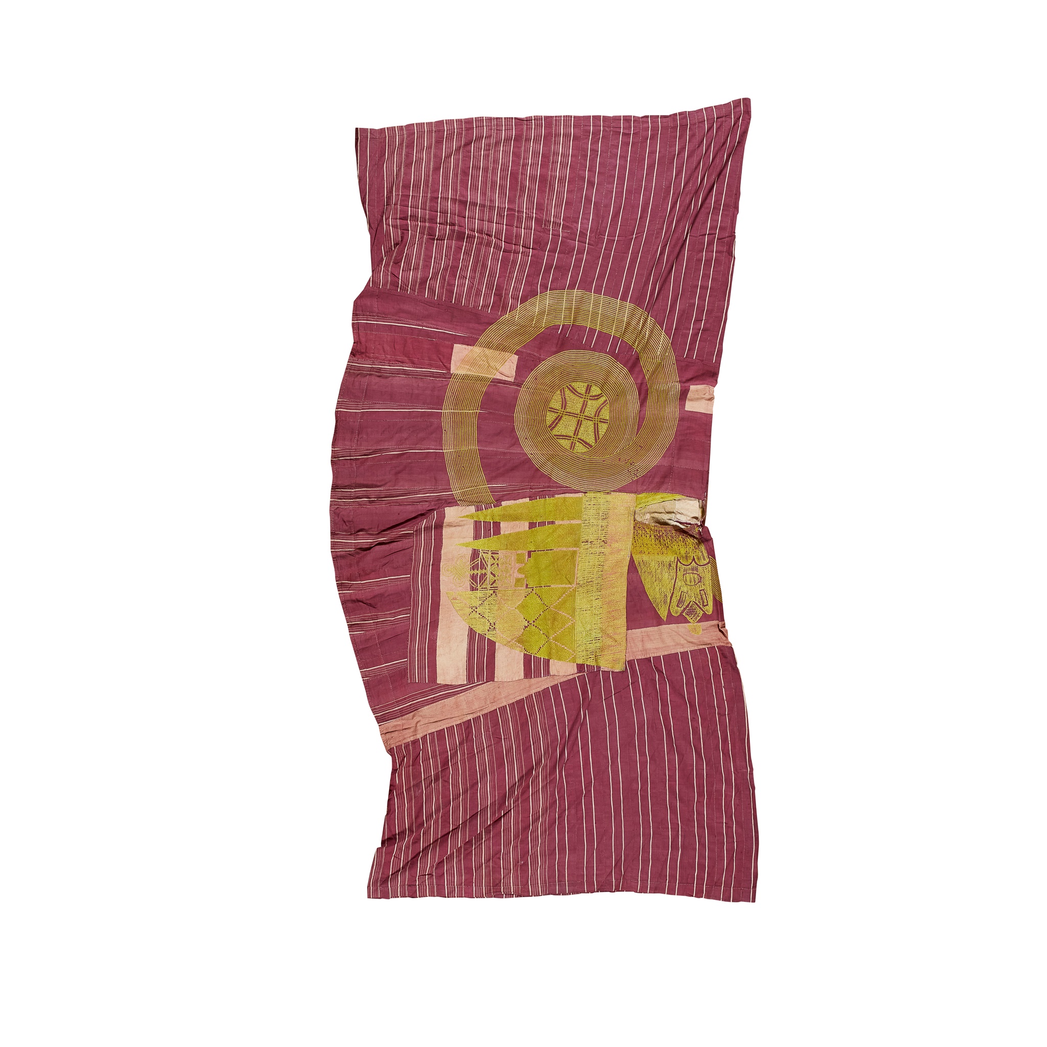 PAIR OF YORUBA MEN'S ROBES, AGBADA