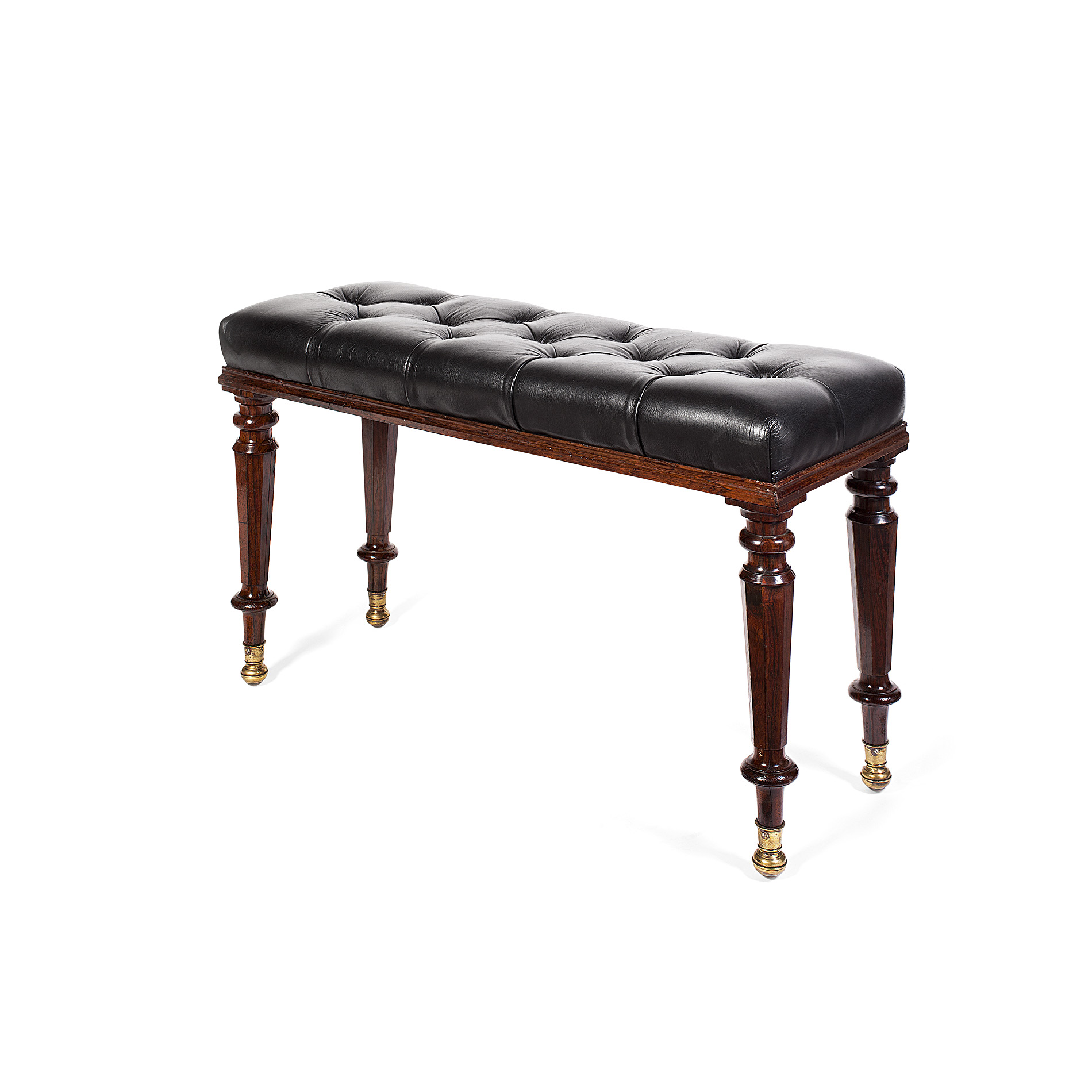 WILLIAM IV MAHOGANY WINDOW SEAT