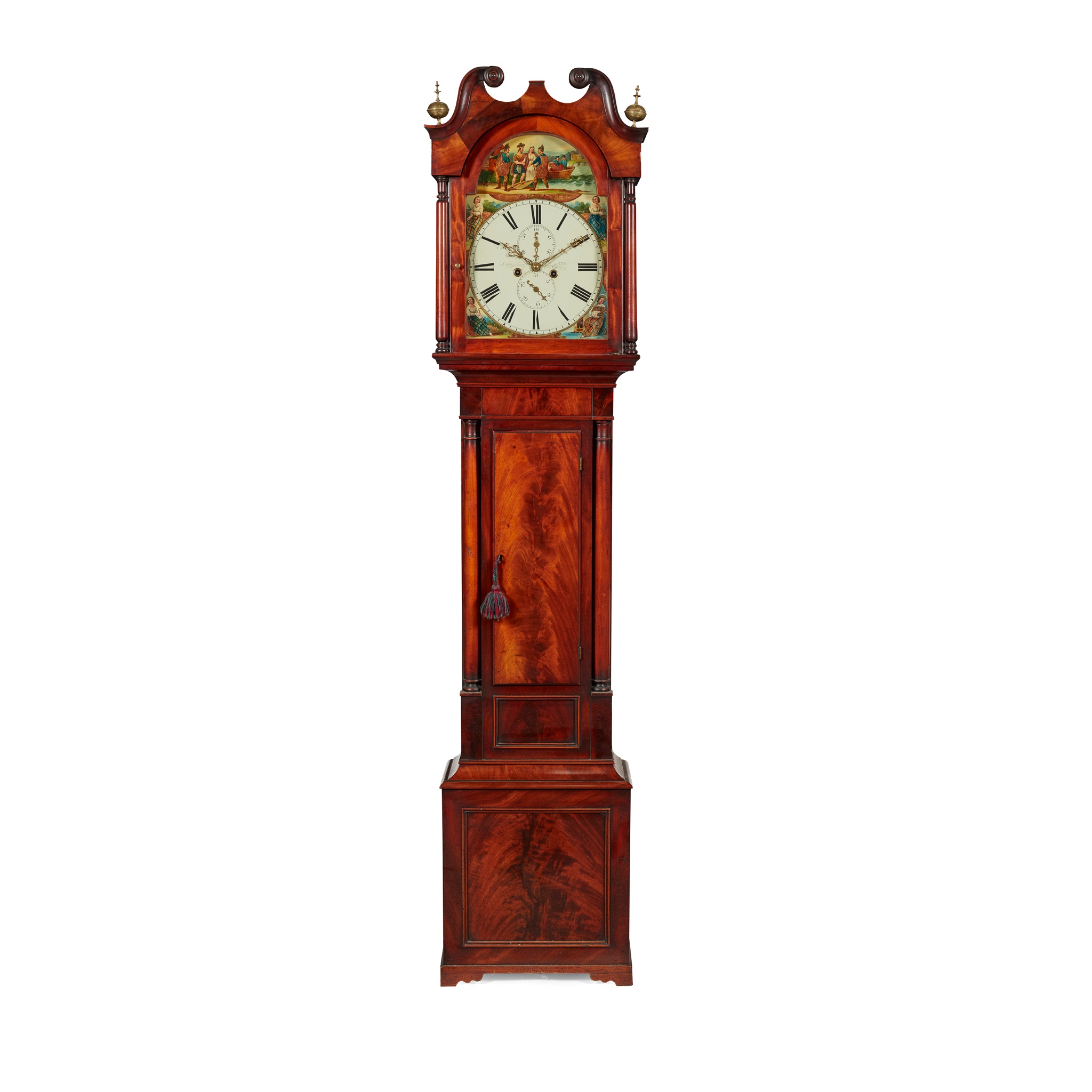 SCOTTISH MAHOGANY LONGCASE CLOCK, J. ANDERSON, NEWBURGH