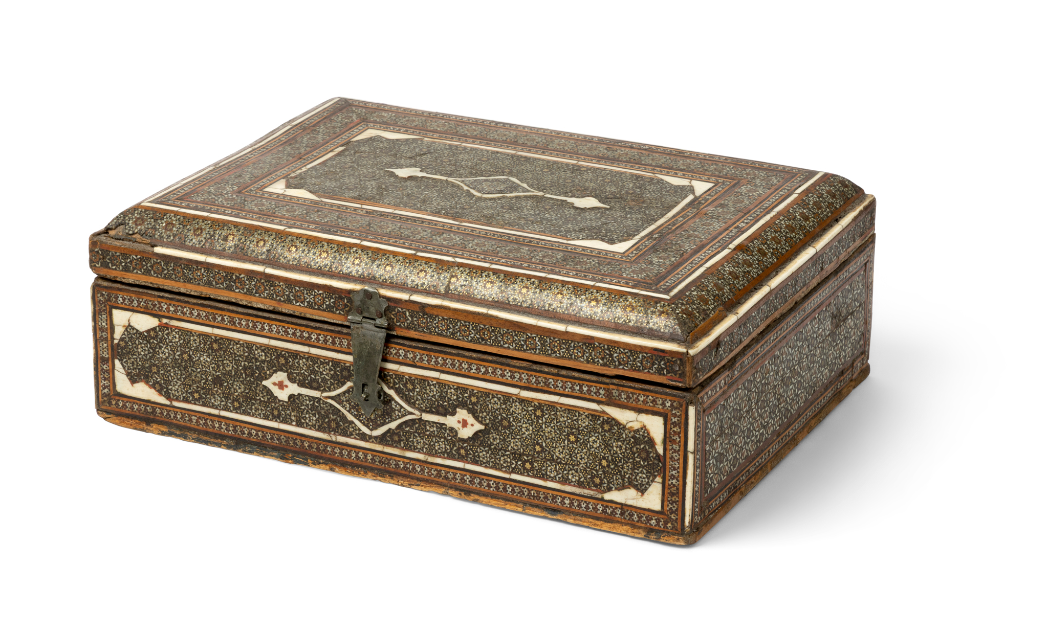 A QAJAR KHATAMKARI WORK BOX