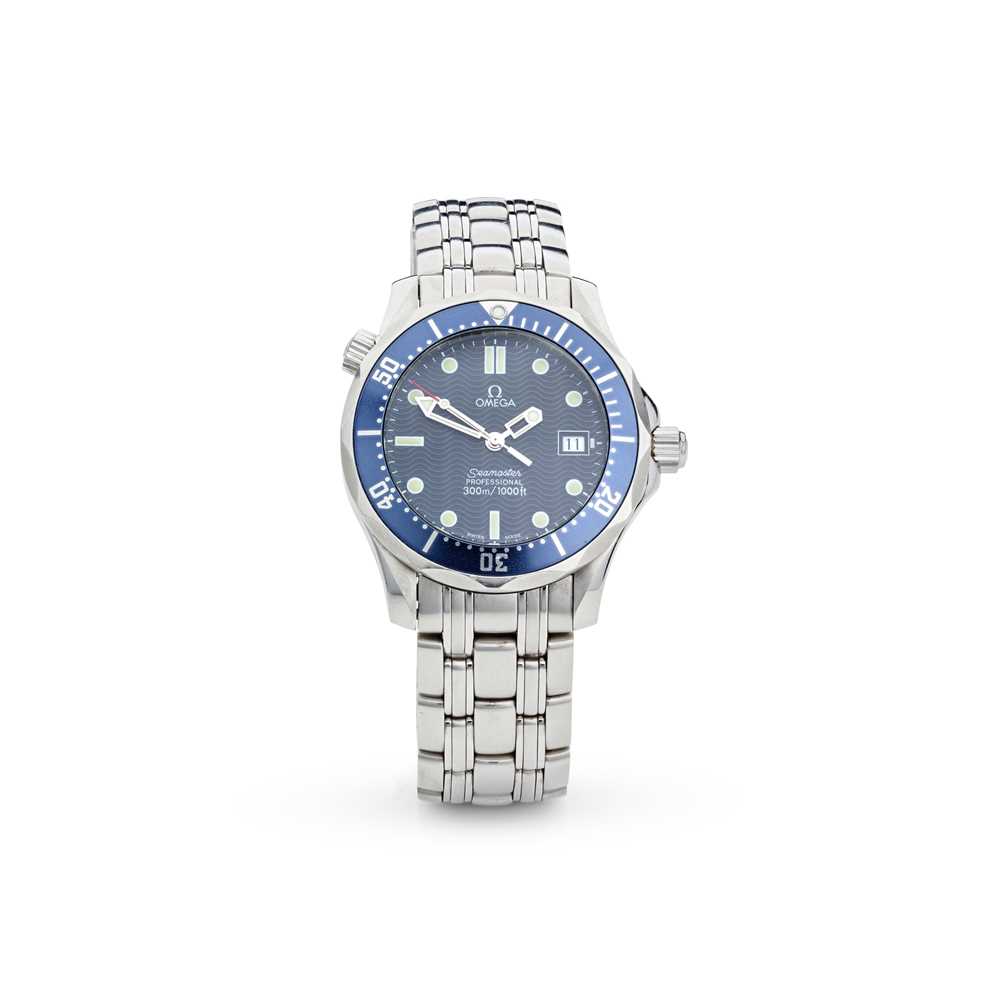 Omega: a steel wristwatch