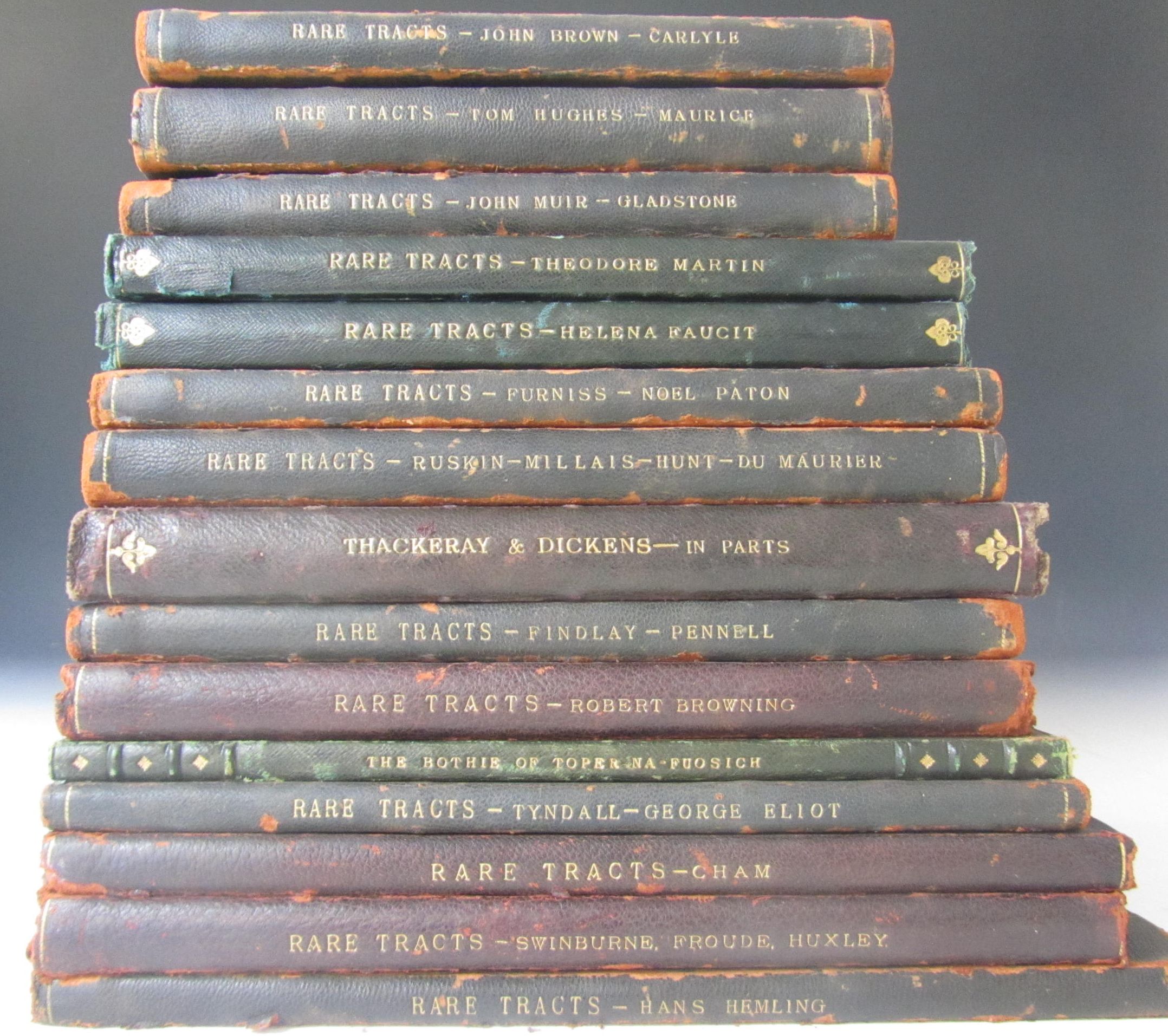 Rare Tract Volumes, assembled by John Skelton (1831-97), including Ruskin, John