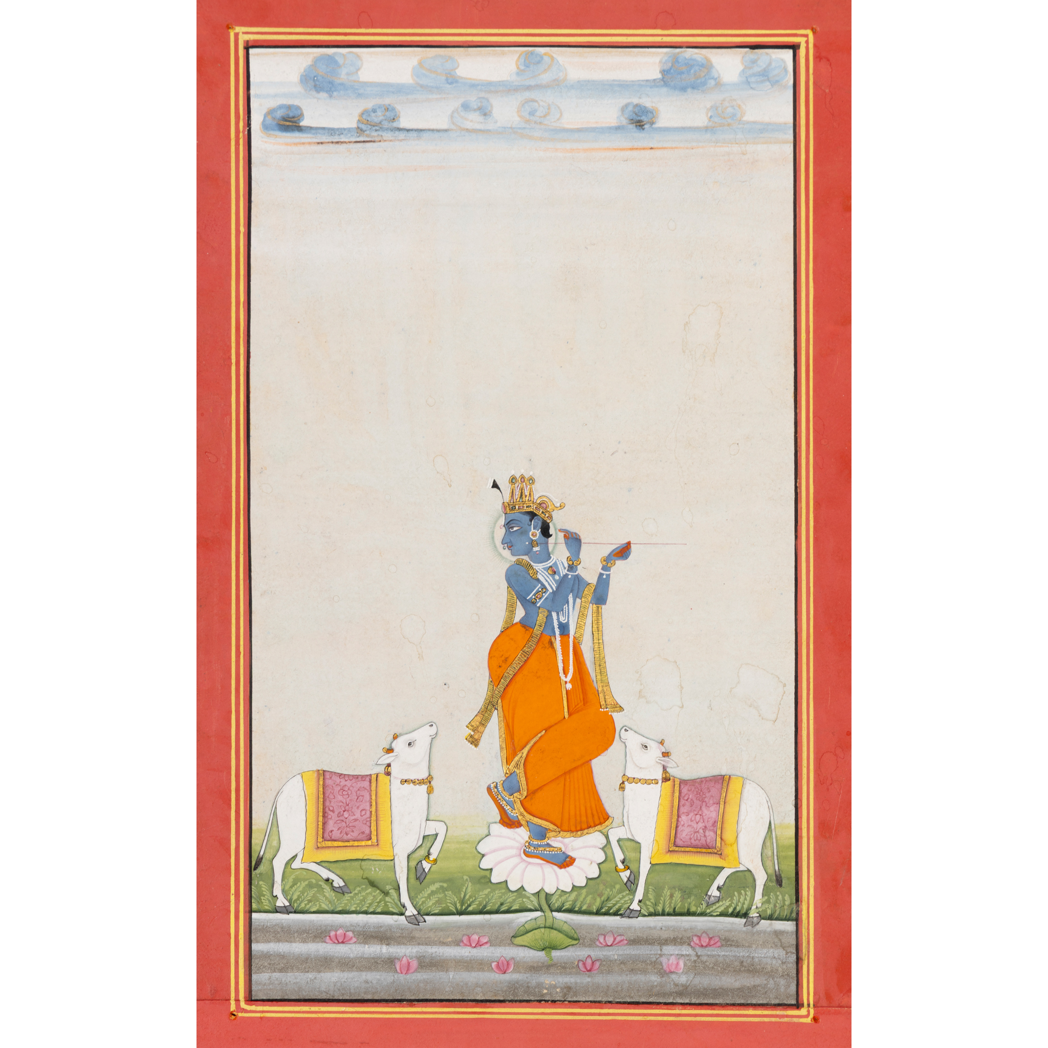 KRISHNA PLAYING THE FLUTE