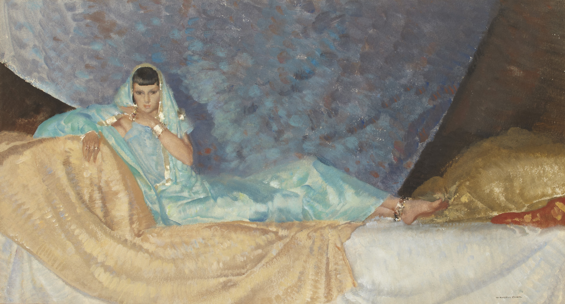 SIR WILLIAM RUSSELL FLINT P.R.A., P.R.W.S., R.S.W., R.O.I., R.E. (SCOTTISH 1880-1969)