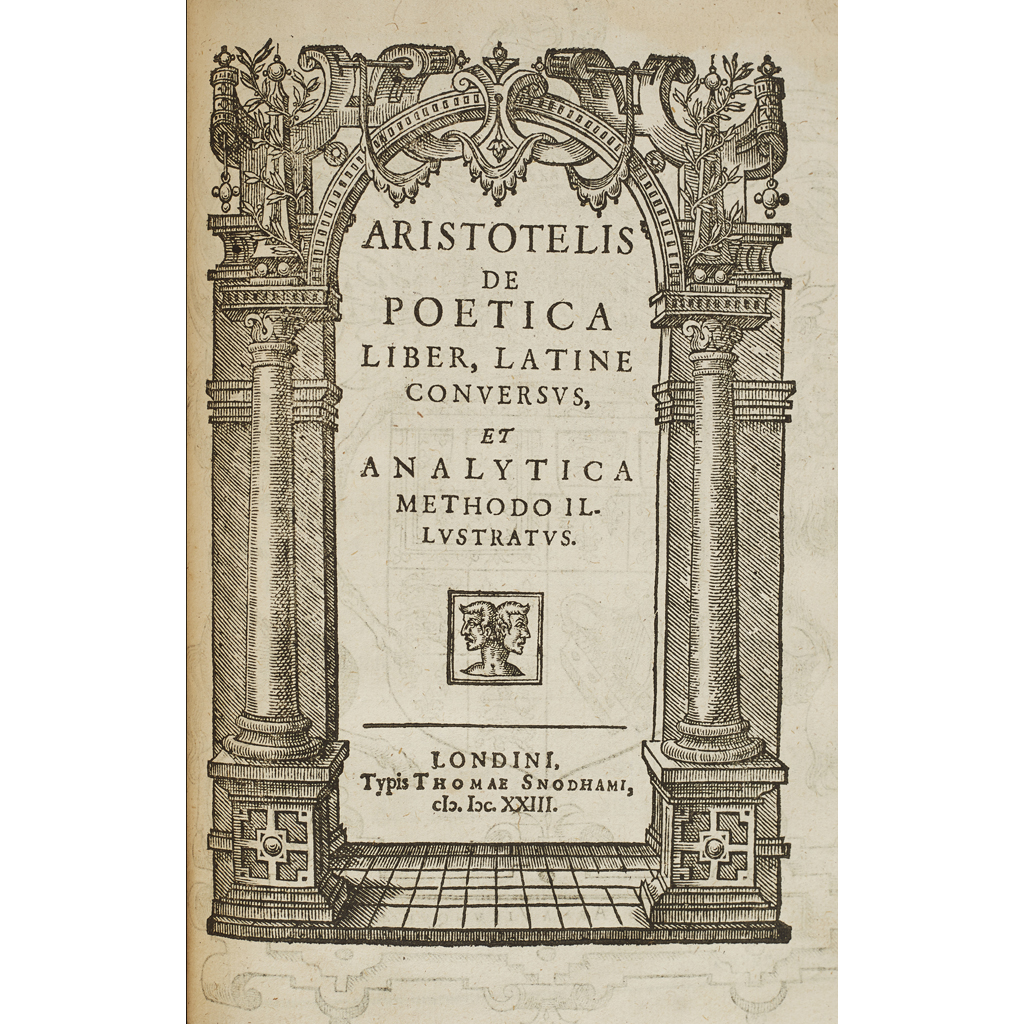 ARISTOTLE, 2 WORKS, COMPRISING