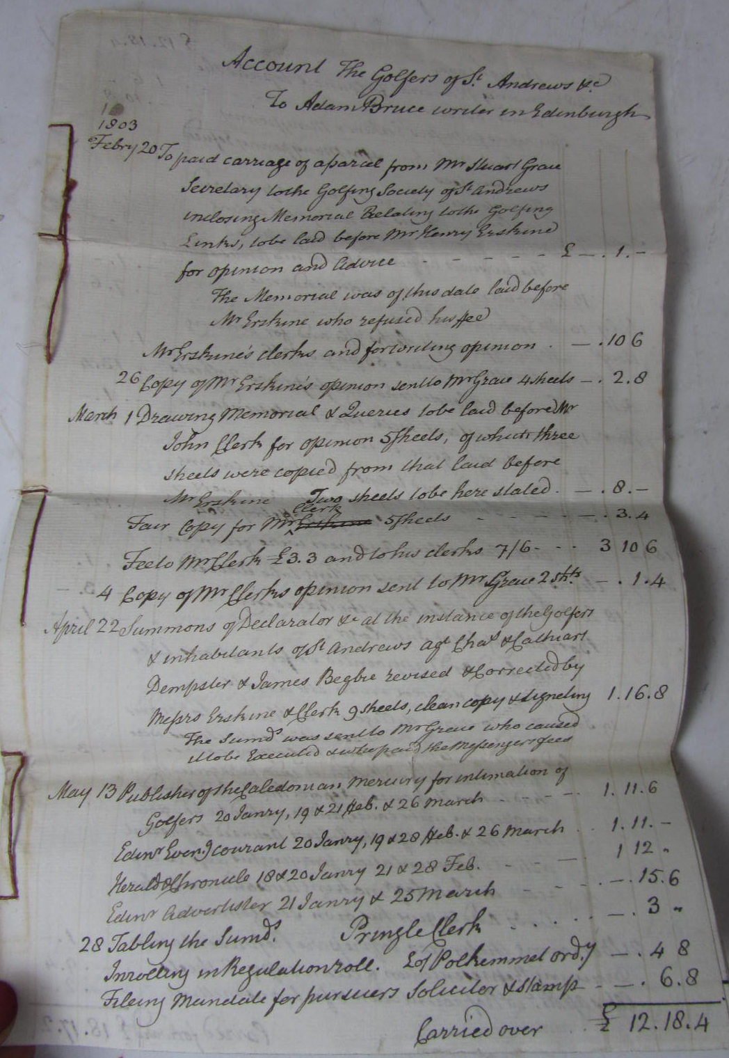 Golf in St Andrews - the "Rabbit Wars" and the Dempster Case