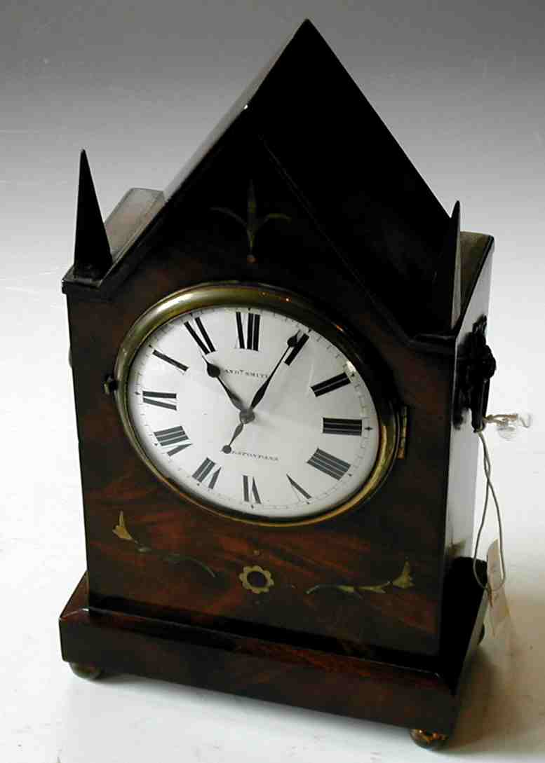 Andrew Smith, Prestonpans A 19th century mahogany mantel timepiece,