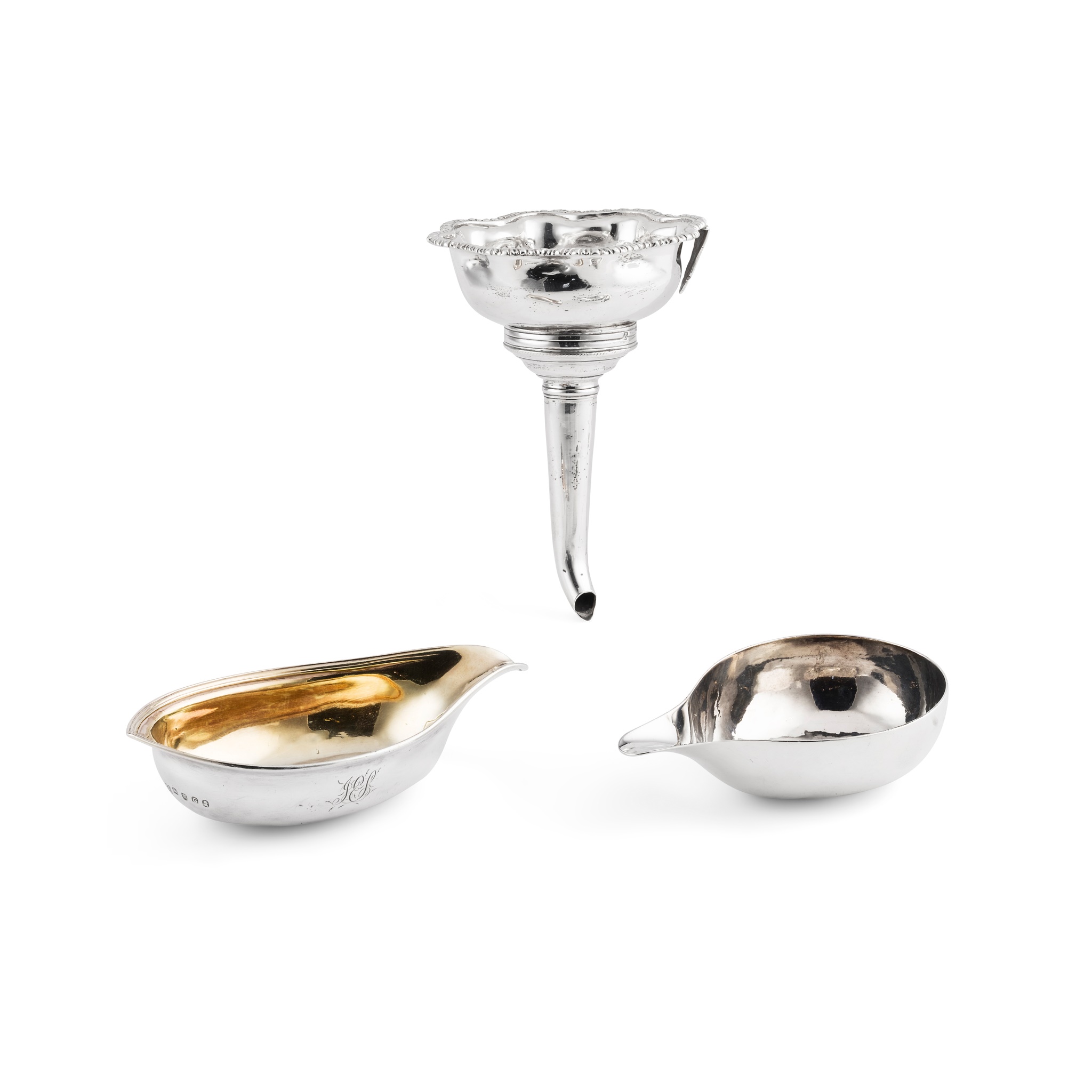 A George III wine funnel