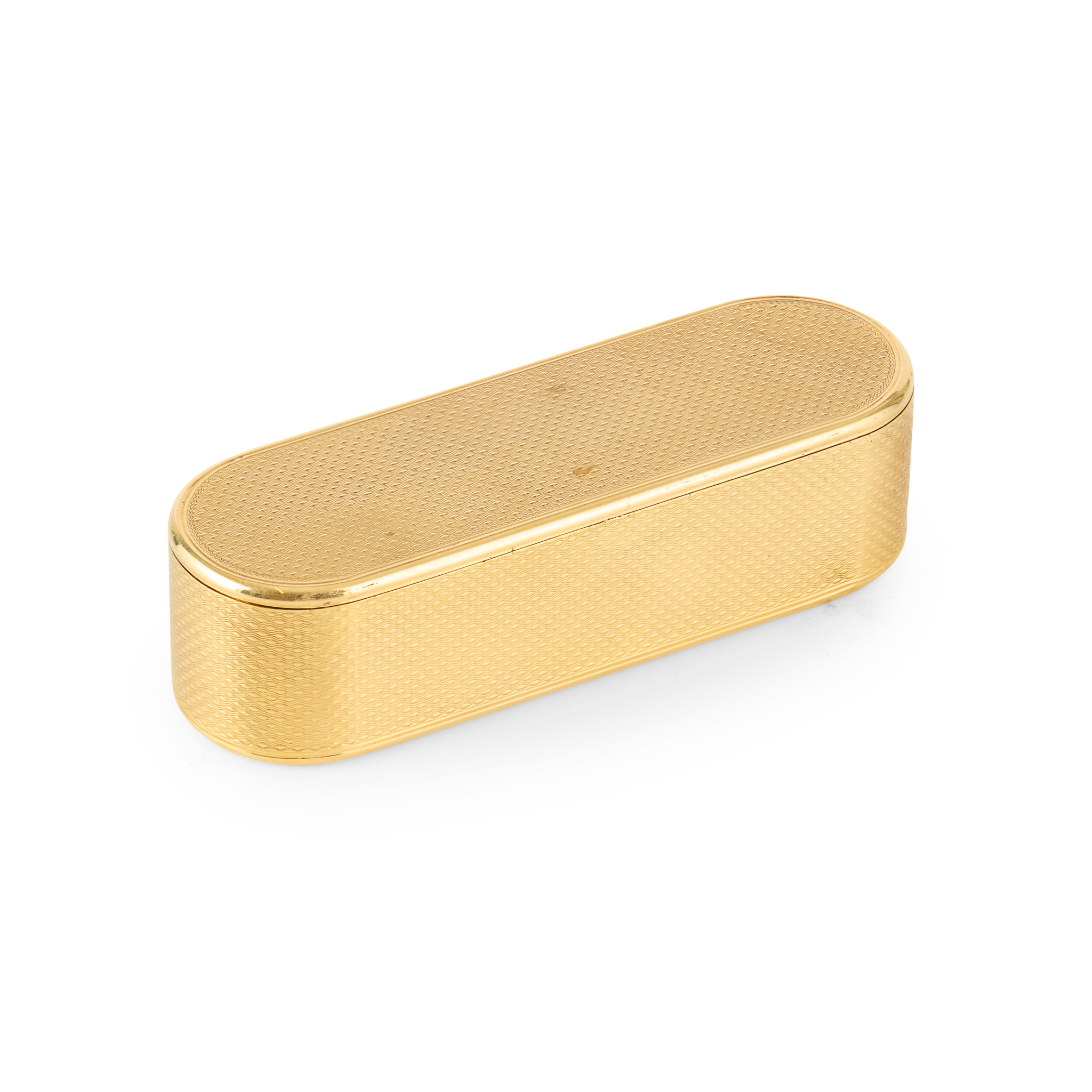 A GEORGE IV 18CT GOLD PRESENTATION SNUFF BOX