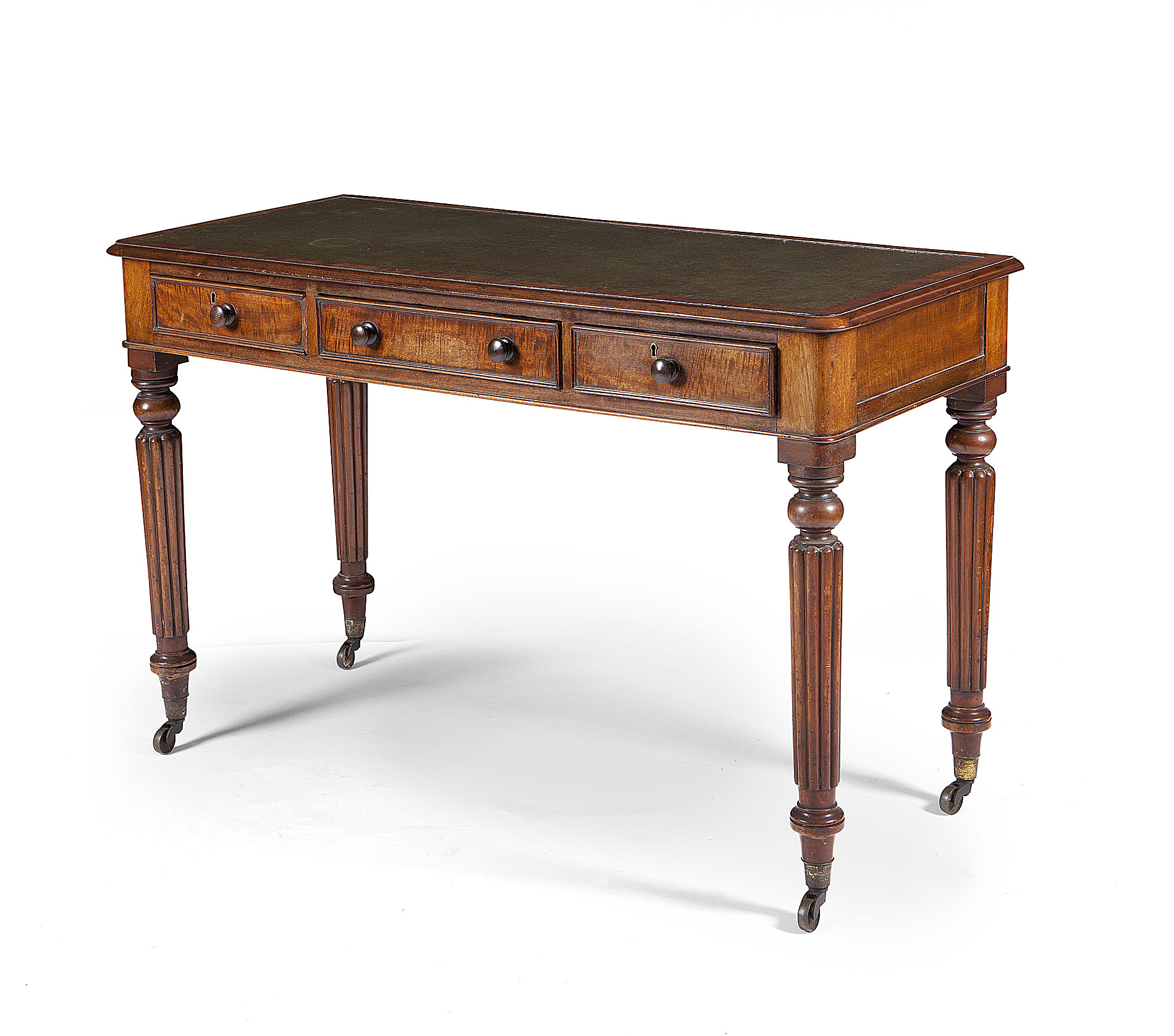 FINE WILLIAM IV MAHOGANY WRITING TABLE