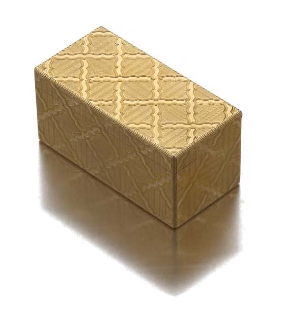 A French gold box,