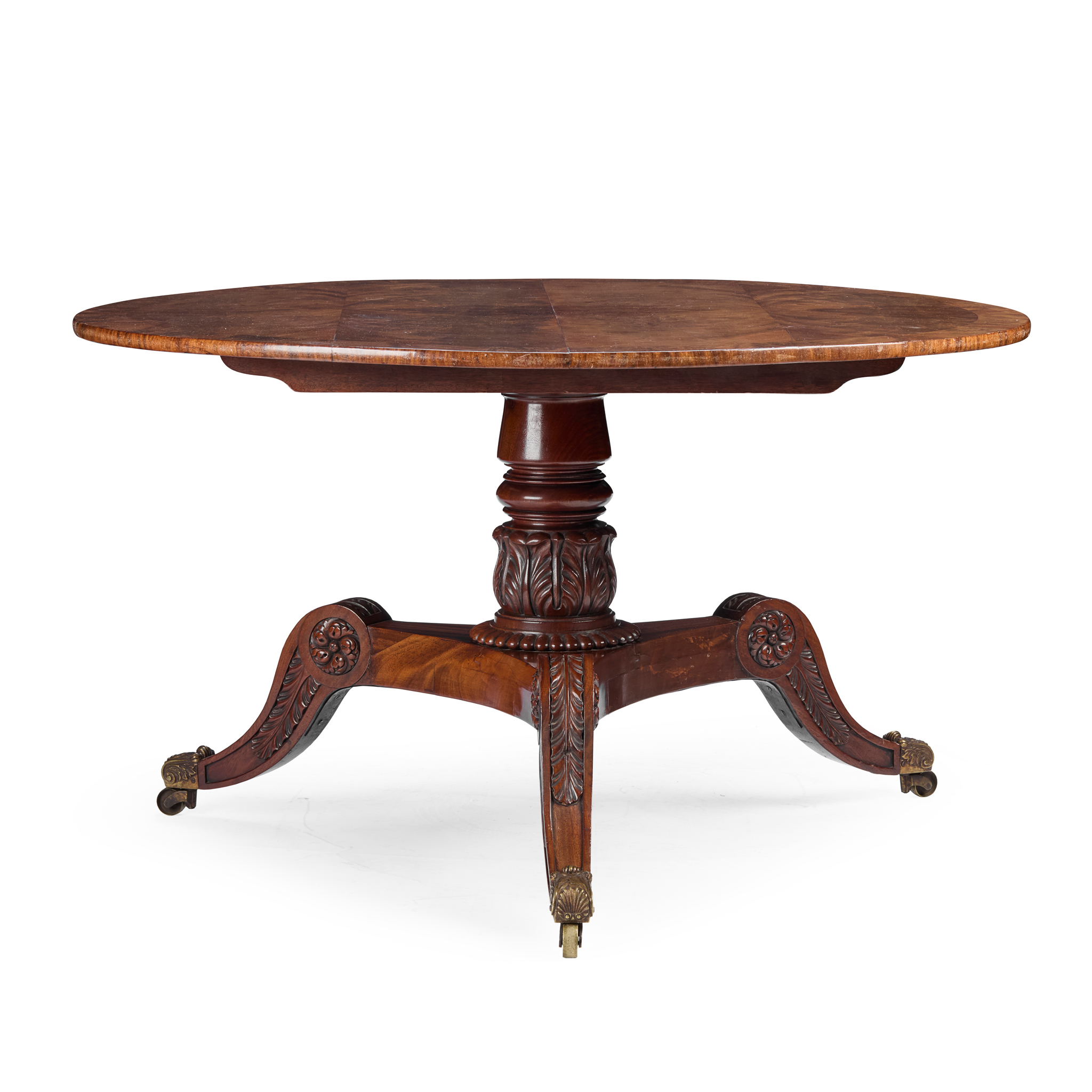 REGENCY MAHOGANY BREAKFAST TABLE