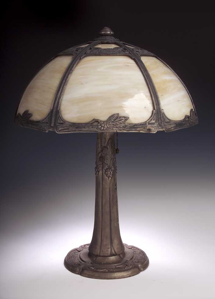 An Art Deco table lamp by Edward Miller and Company,