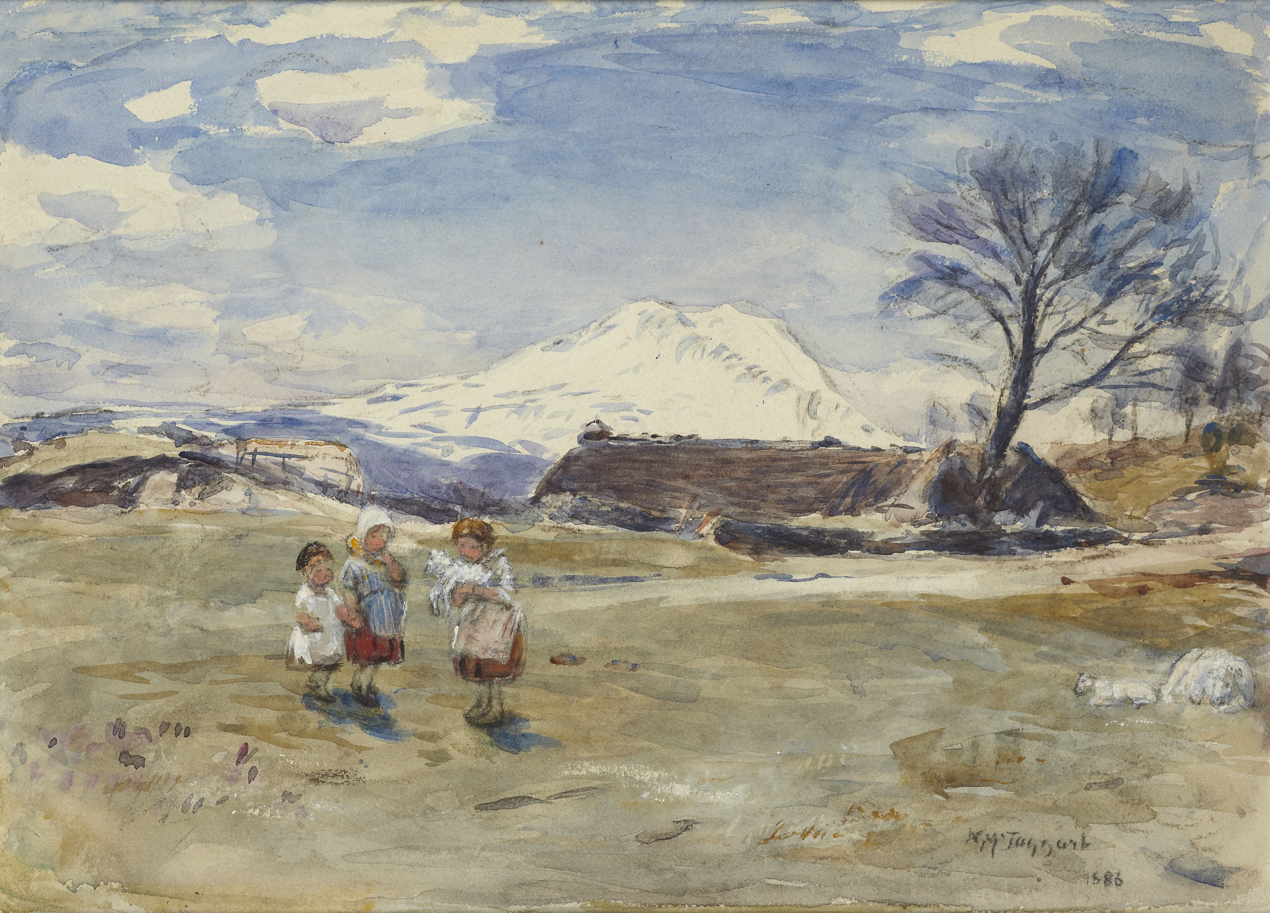 WILLIAM MCTAGGART R.S.A., R.S.W (SCOTTISH 1835-1910)