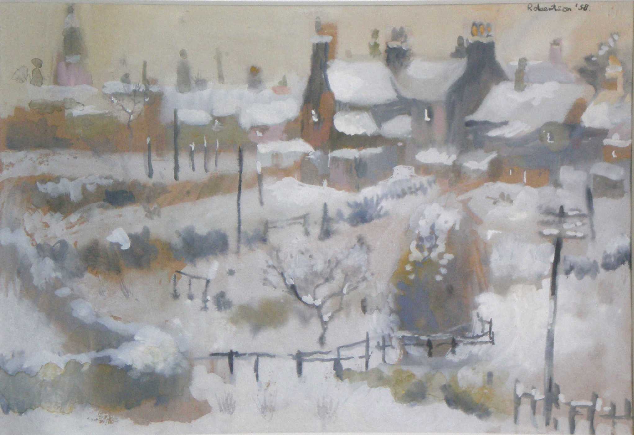 JAMES DOWNIE ROBERTSON R.S.A., R.S.W., R.G.I. (SCOTTISH B.1931)