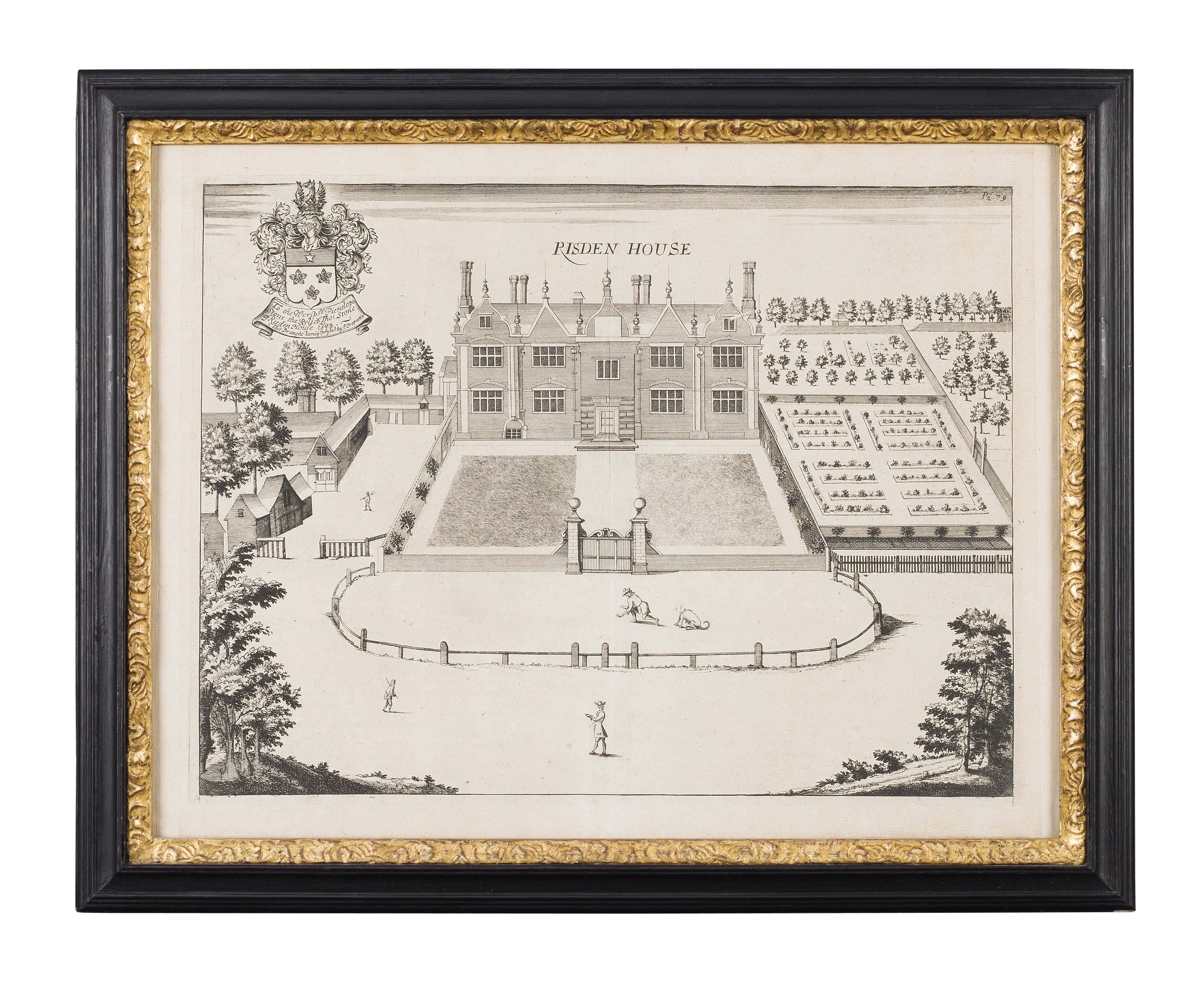 GROUP OF EIGHT PRINTS OF ENGLISH COUNTRY HOUSES