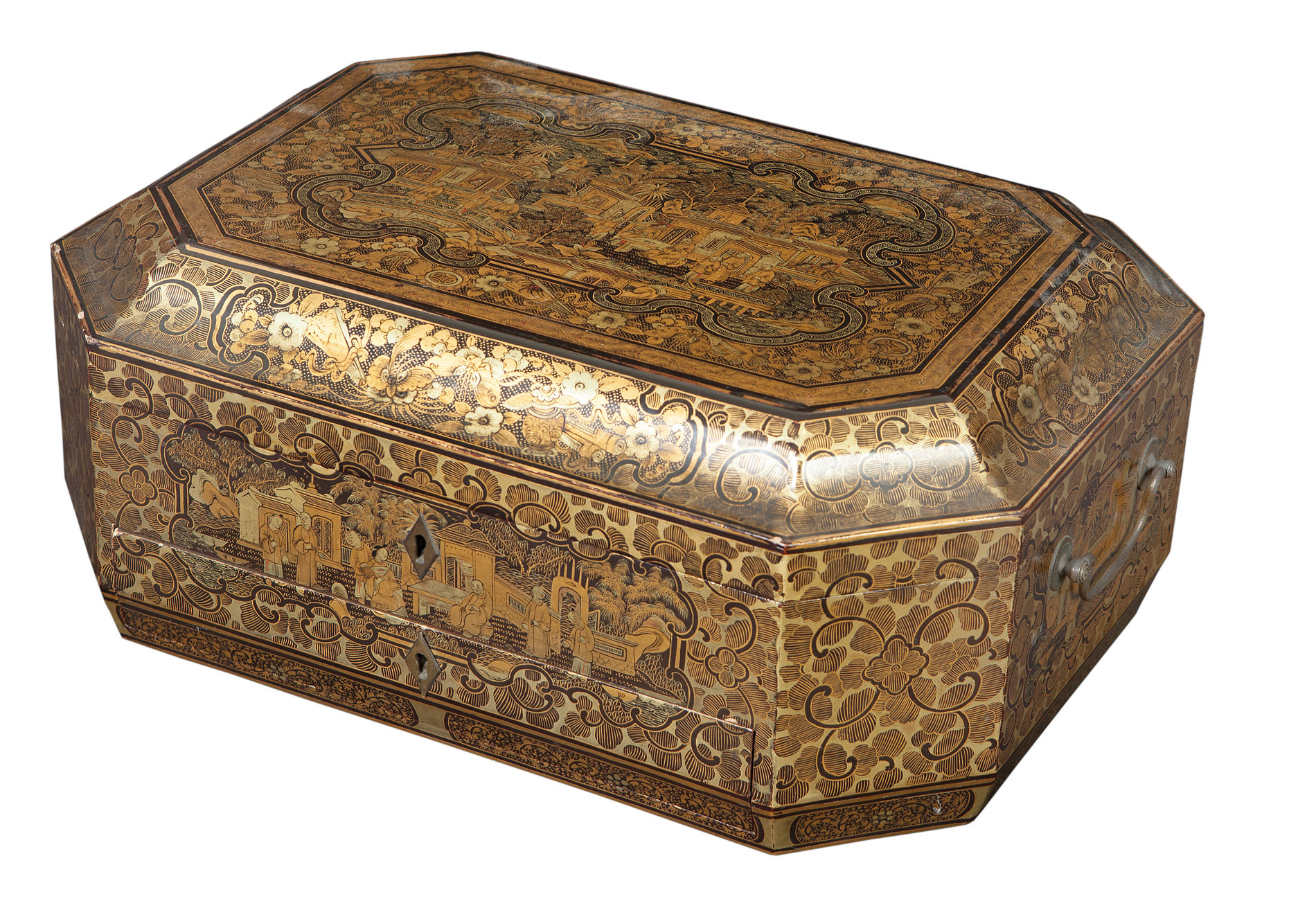 CHINESE EXPORT LACQUER WORK BOX