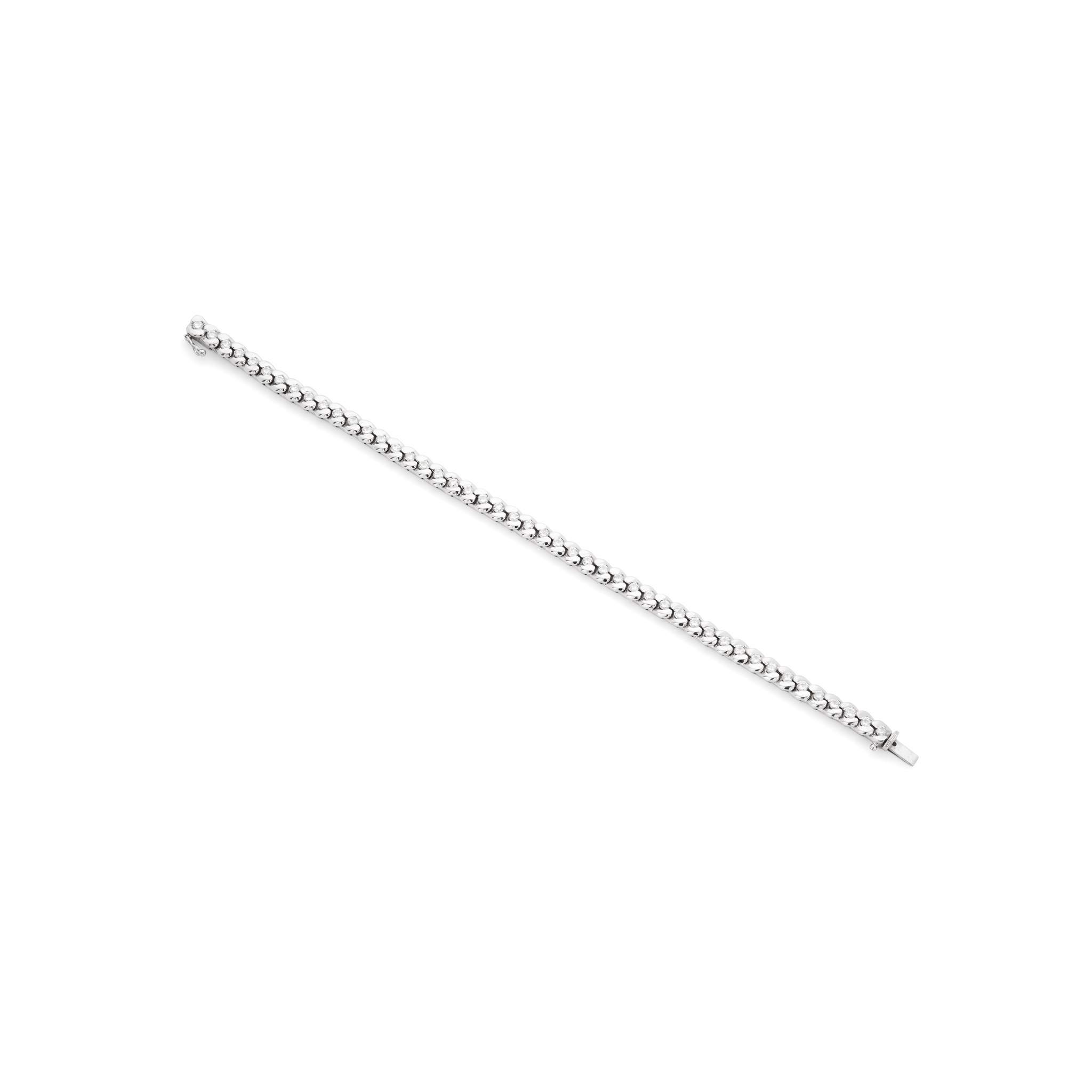 A diamond bracelet