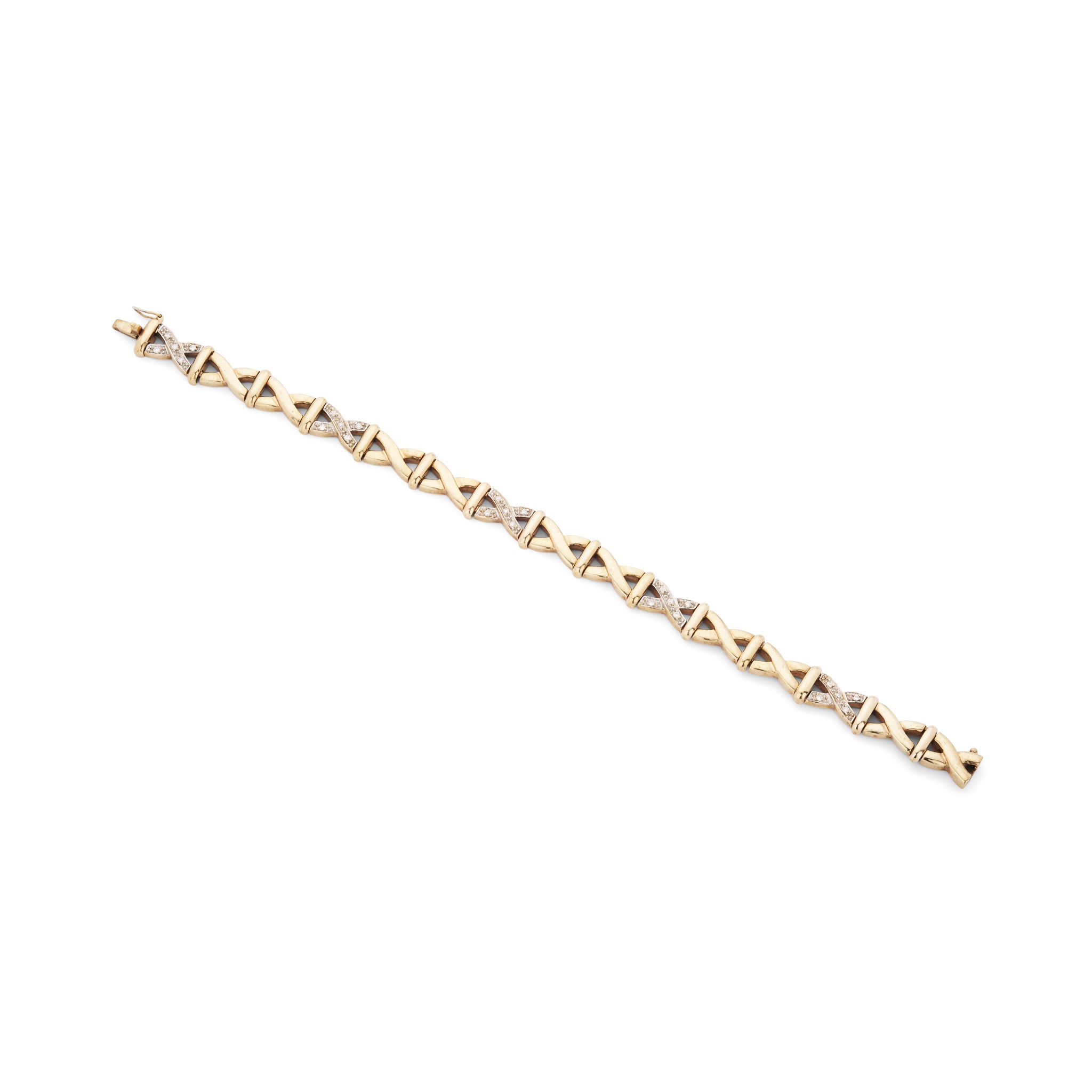 A diamond bracelet