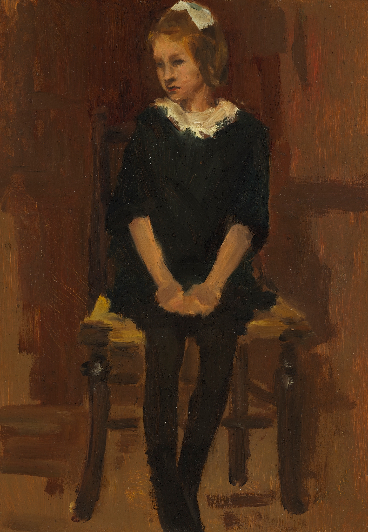 ATTRIBUTED TO ALEXANDER MANN R.O.I. (SCOTTISH 1853-1908)