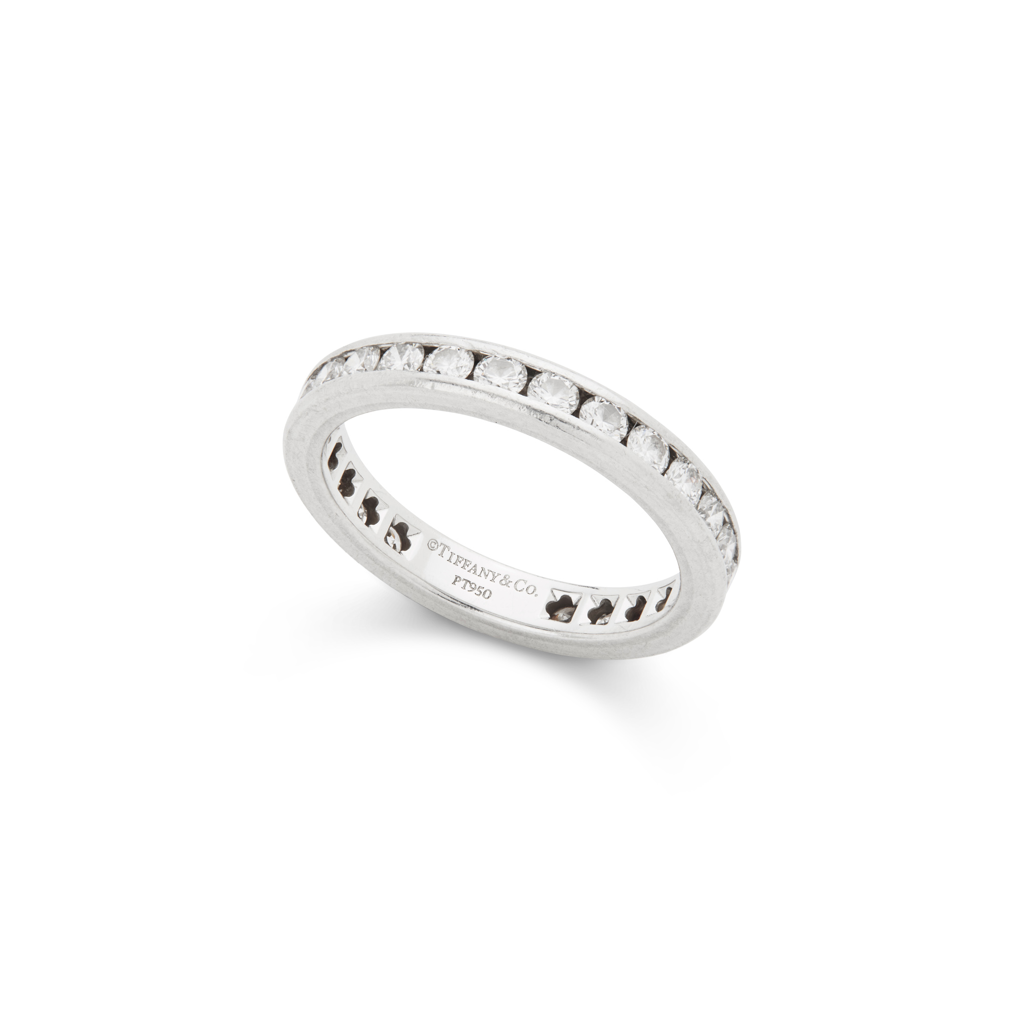 Tiffany & Co.: A platinum and diamond eternity ring, 2013