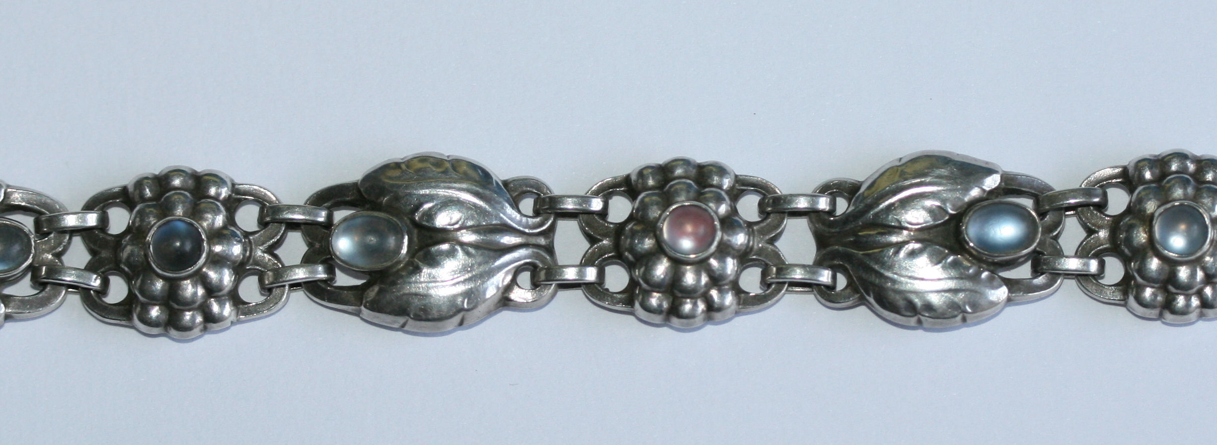 GEORG JENSEN - a Heritage Collection moonstone set bracelet