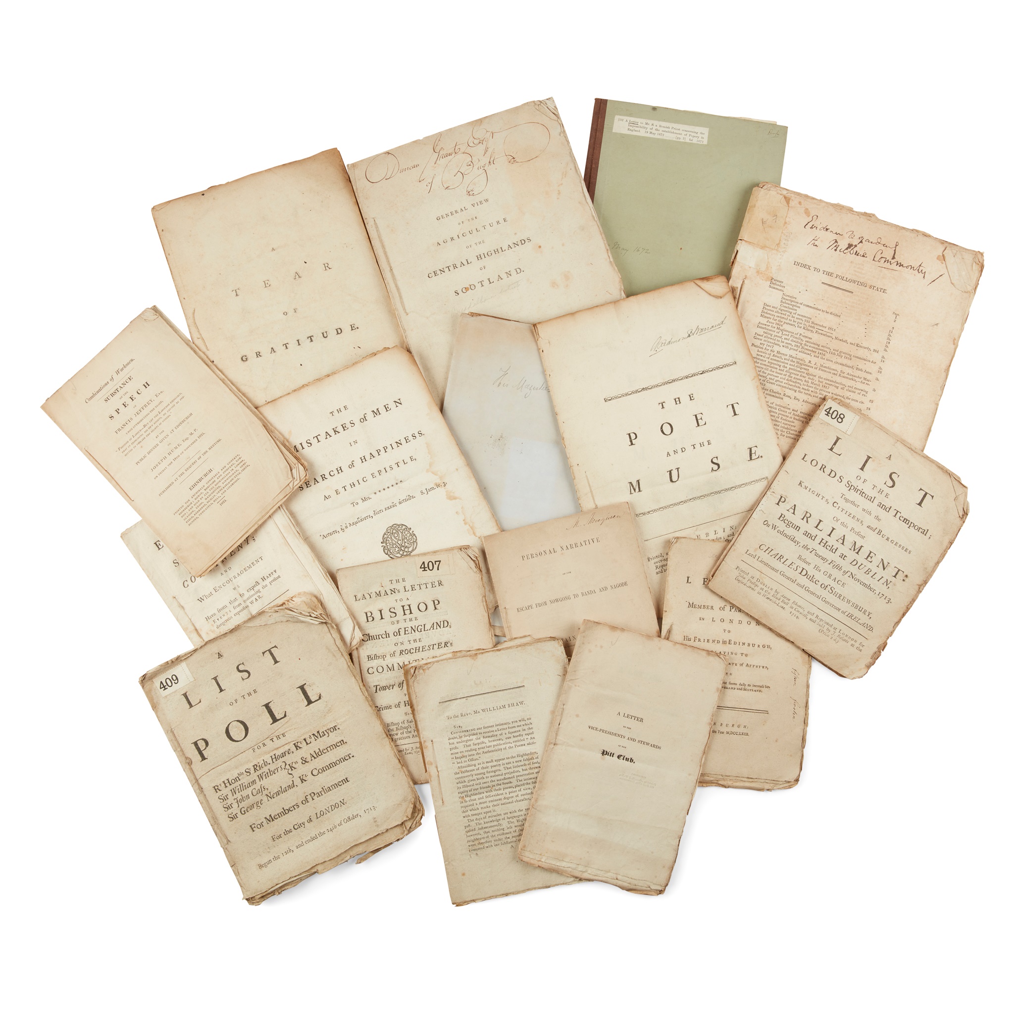 Pamphlets and short publications