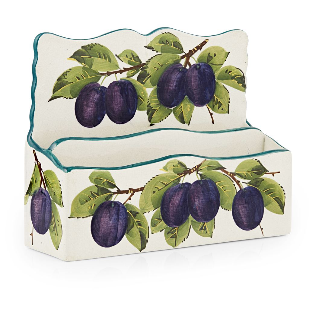 A WEMYSS WARE LETTER RACK